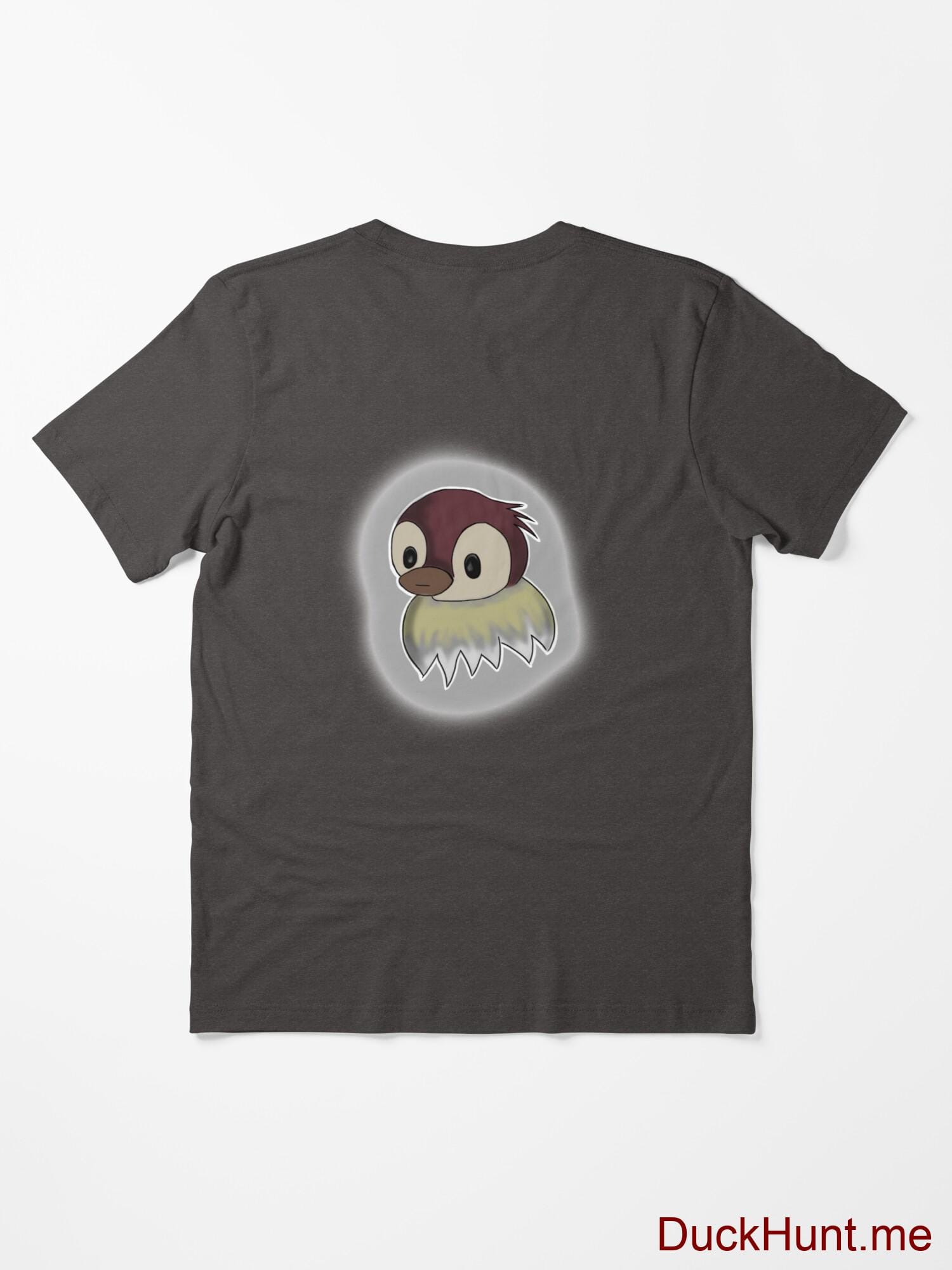 Ghost Duck (foggy) Charcoal Heather Essential T-Shirt (Back printed) alternative image 1