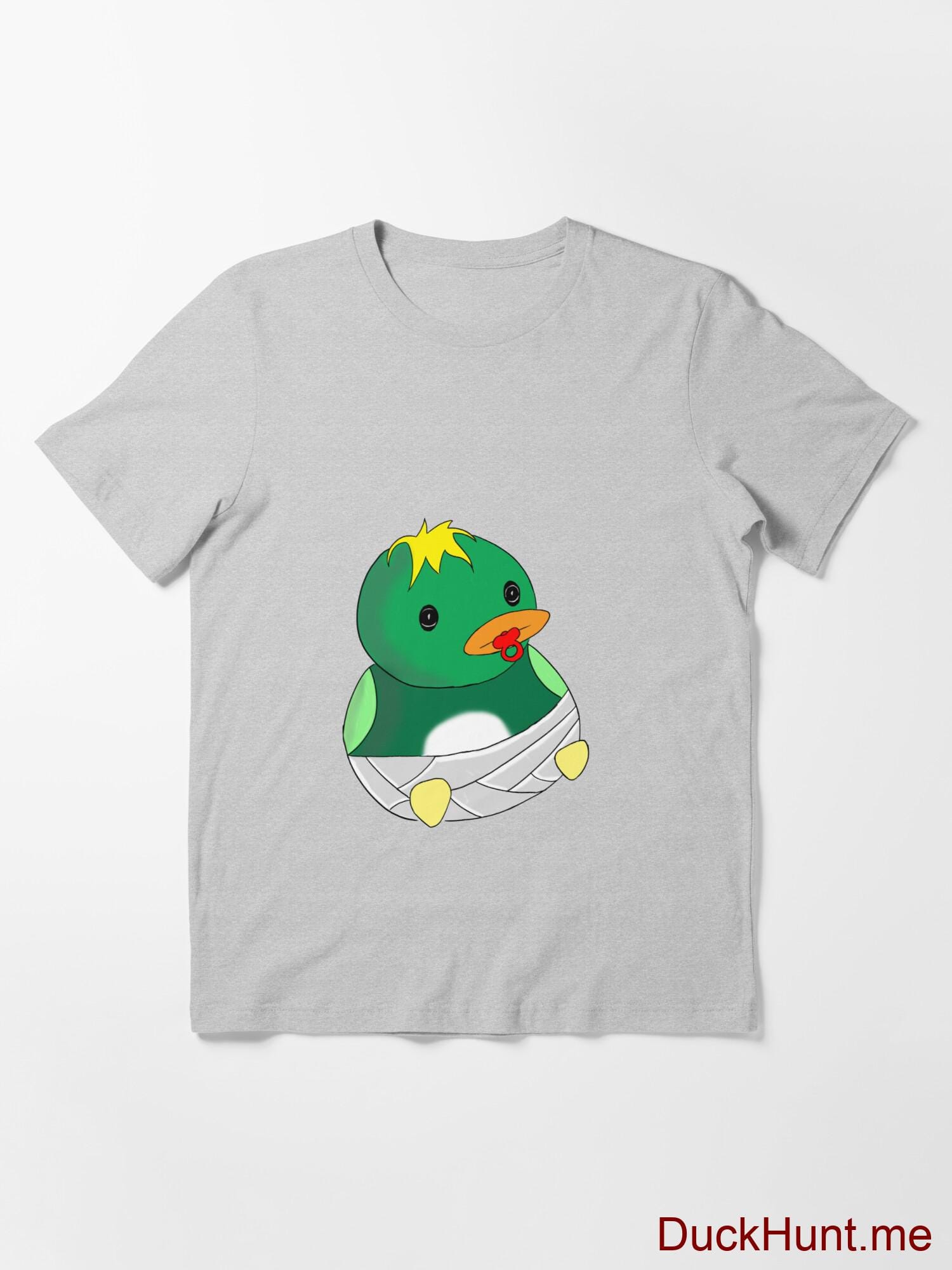 Baby duck Heather Grey Essential T-Shirt (Front printed) alternative image 2