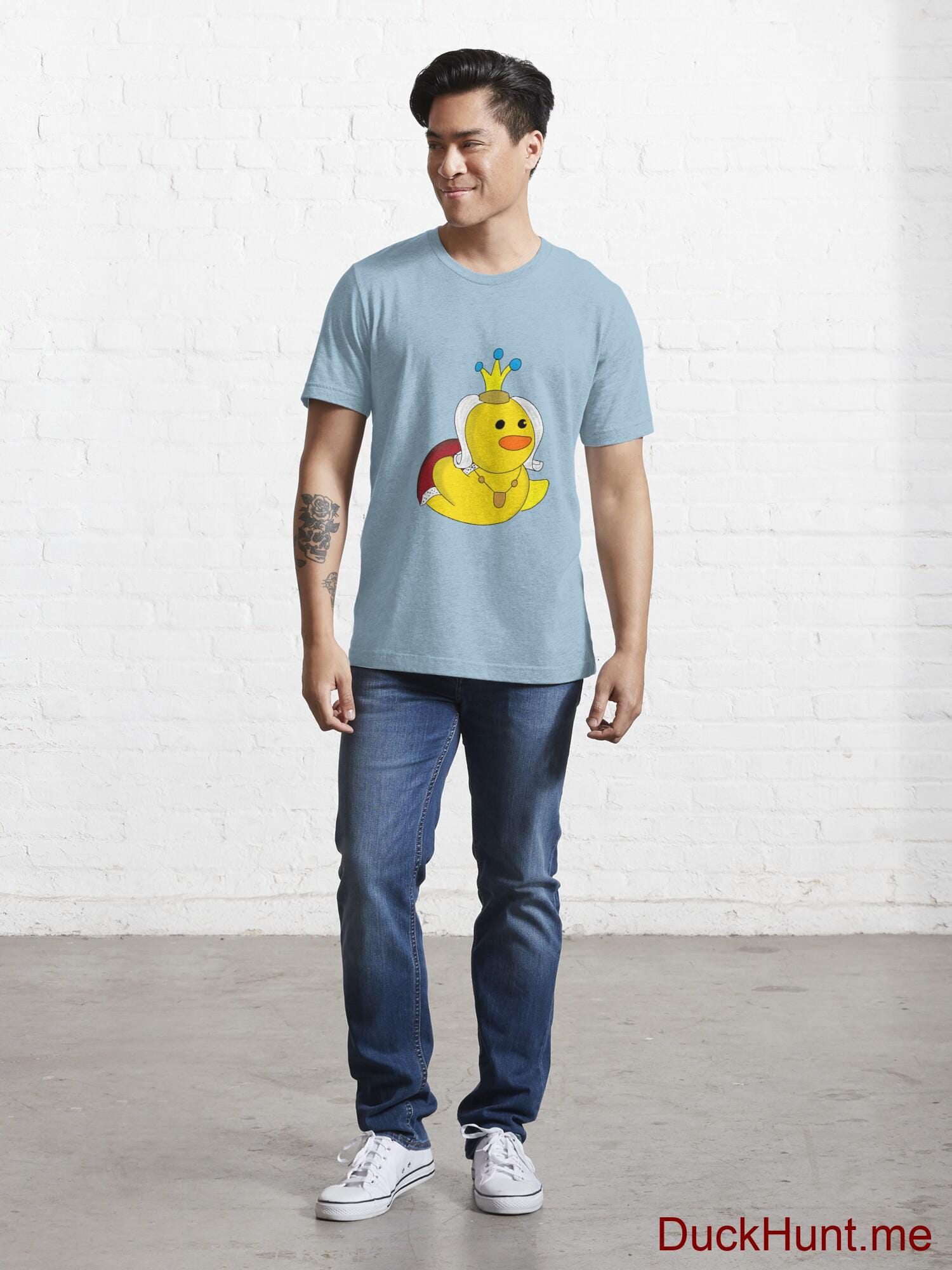 Royal Duck Light Blue Essential T-Shirt (Front printed) alternative image 4