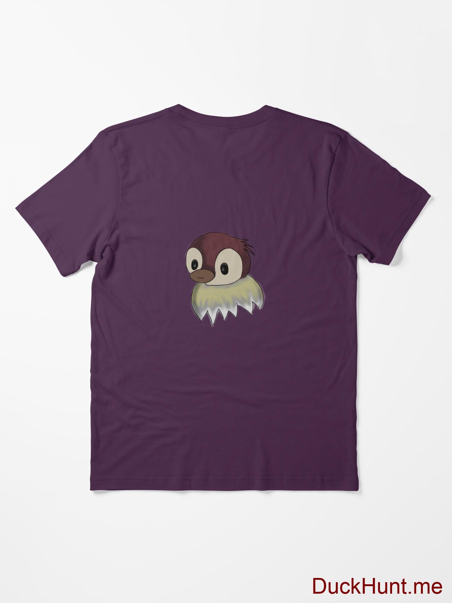 Ghost Duck (fogless) Eggplant Essential T-Shirt (Back printed) alternative image 1