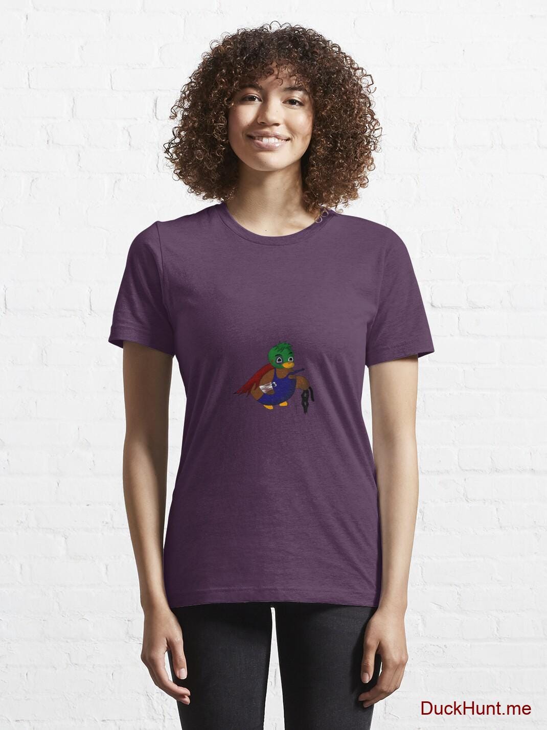 Dead DuckHunt Boss (smokeless) Eggplant Essential T-Shirt (Front printed) alternative image 5