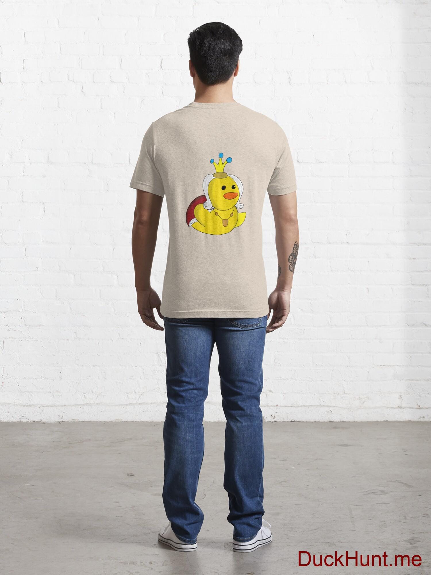 Royal Duck Creme Essential T-Shirt (Back printed) alternative image 3