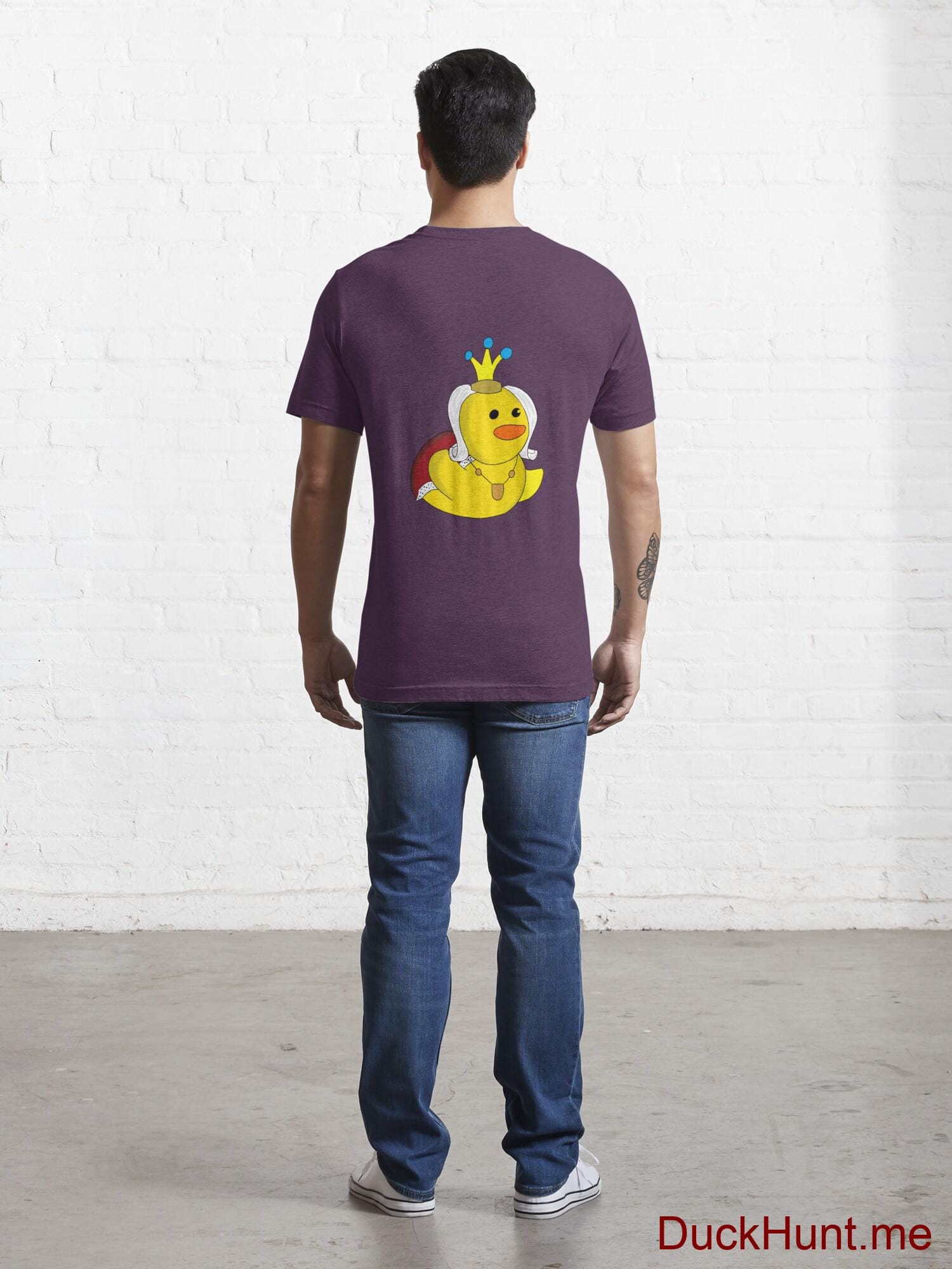 Royal Duck Eggplant Essential T-Shirt (Back printed) alternative image 3