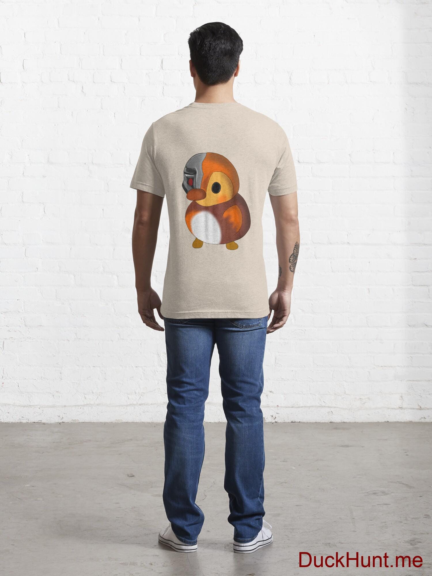 Mechanical Duck Creme Essential T-Shirt (Back printed) alternative image 3