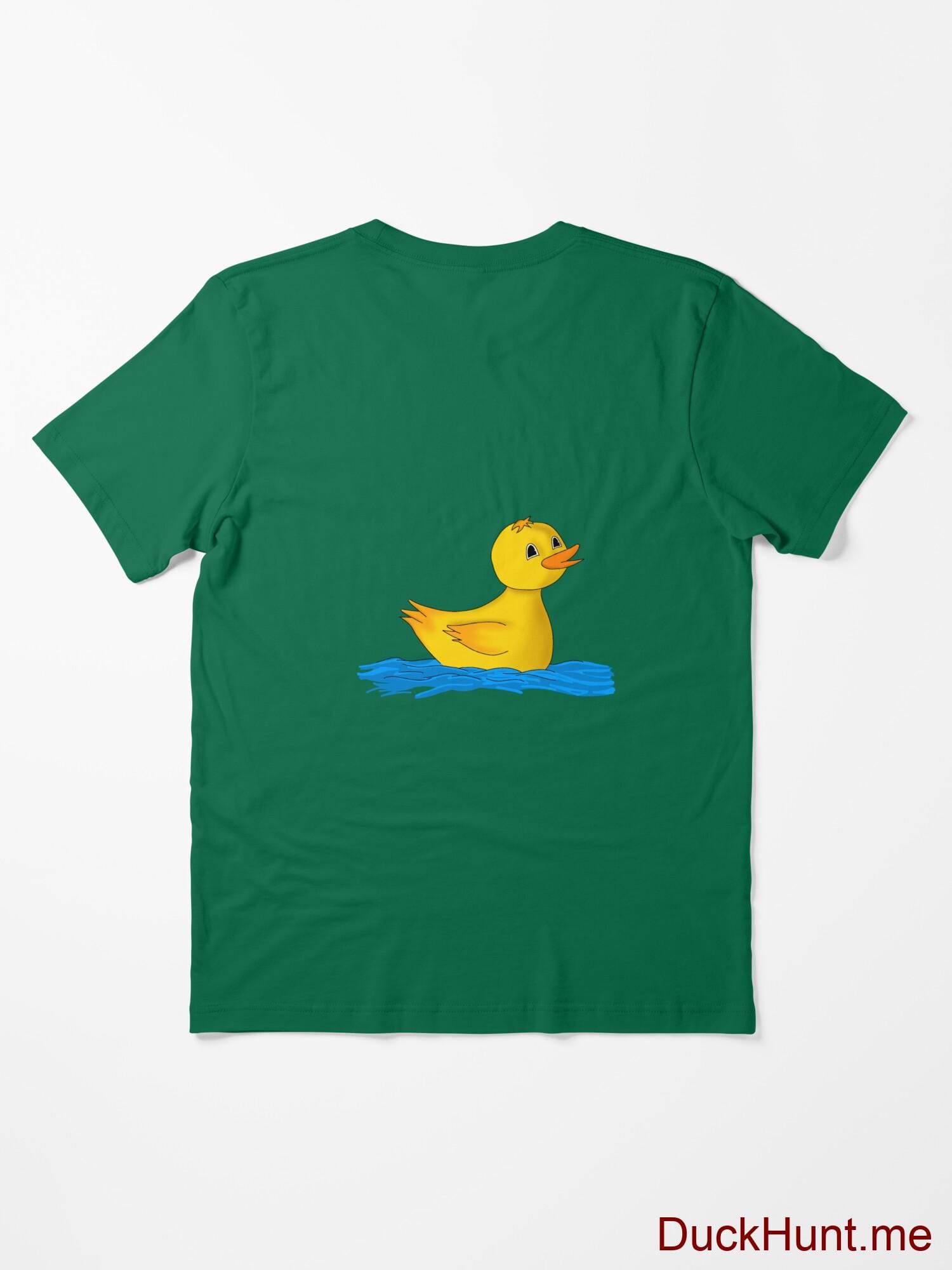 Plastic Duck Green Essential T-Shirt (Back printed) alternative image 1