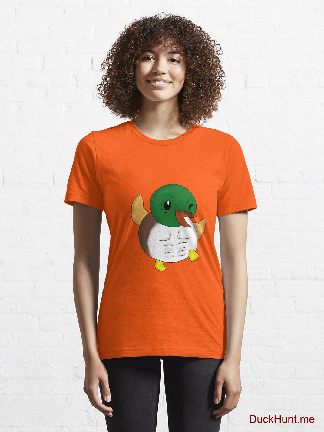 Super duck Orange Essential T-Shirt (Front printed) alternative image 5