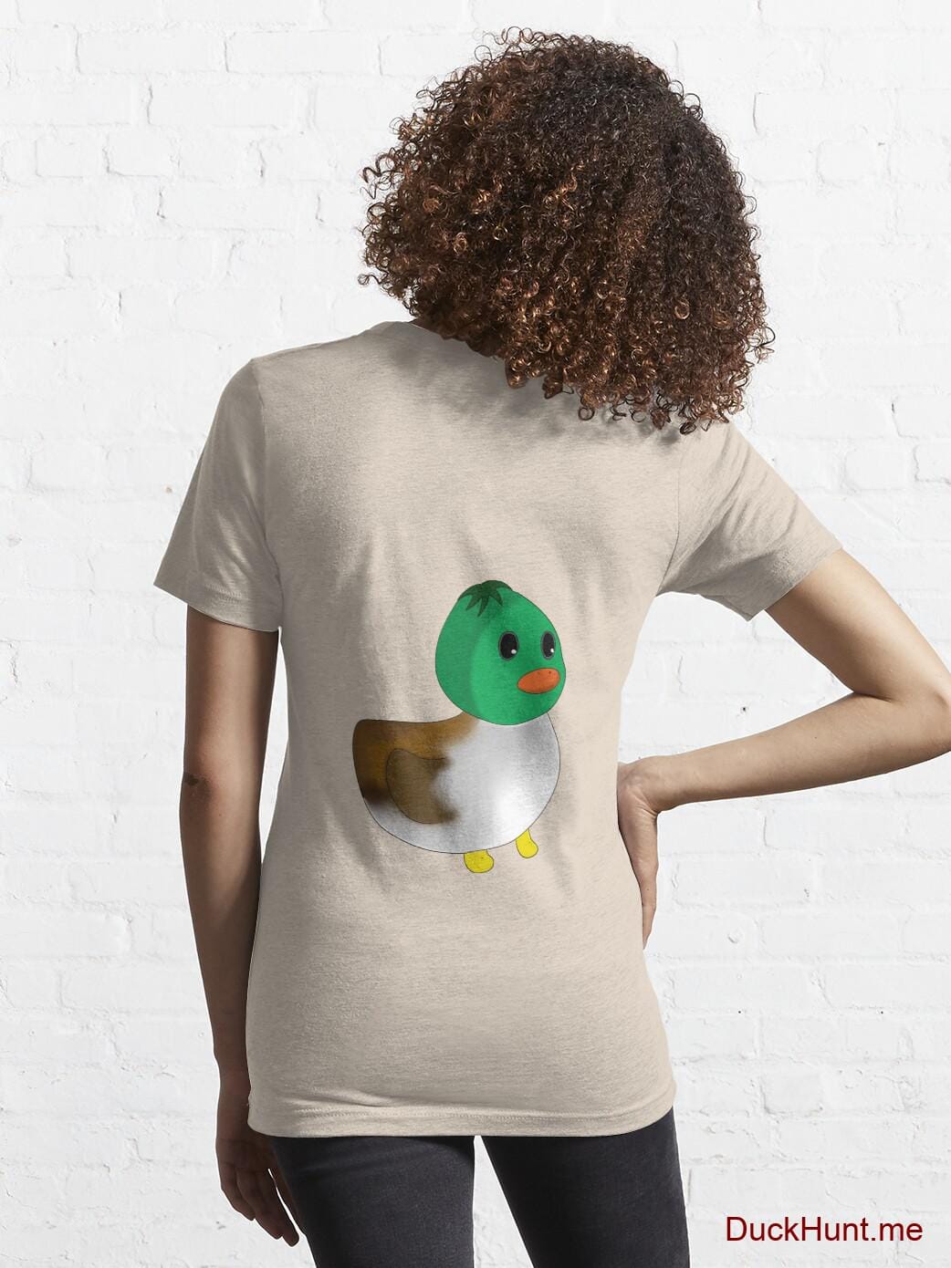 Normal Duck Creme Essential T-Shirt (Back printed) alternative image 4