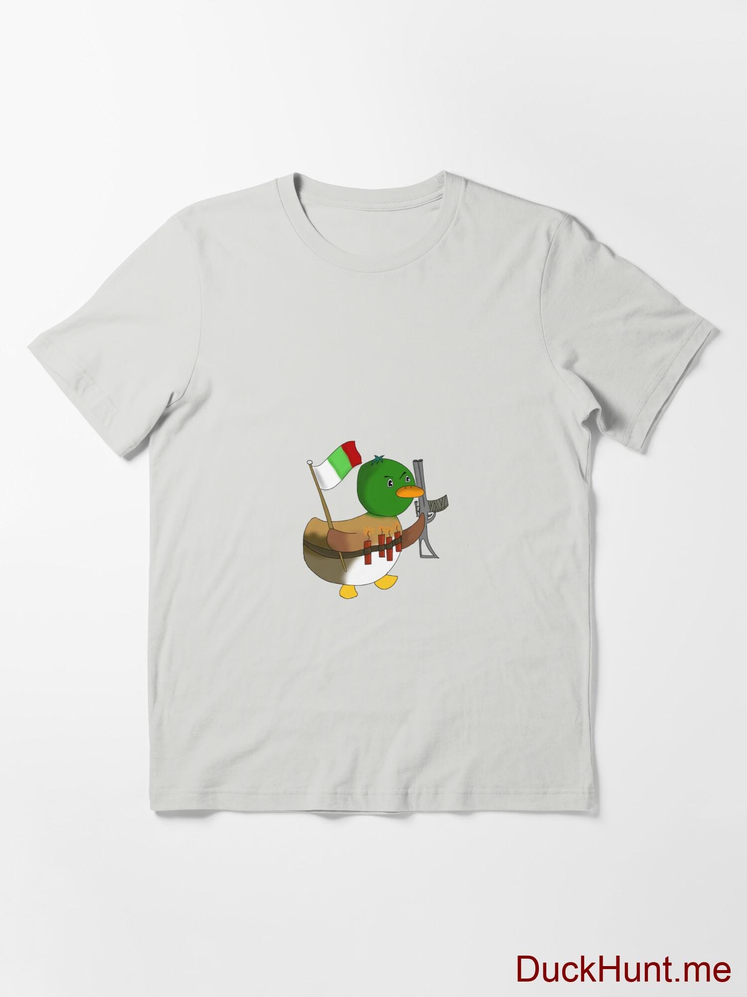 Kamikaze Duck Light Grey Essential T-Shirt (Front printed) alternative image 2