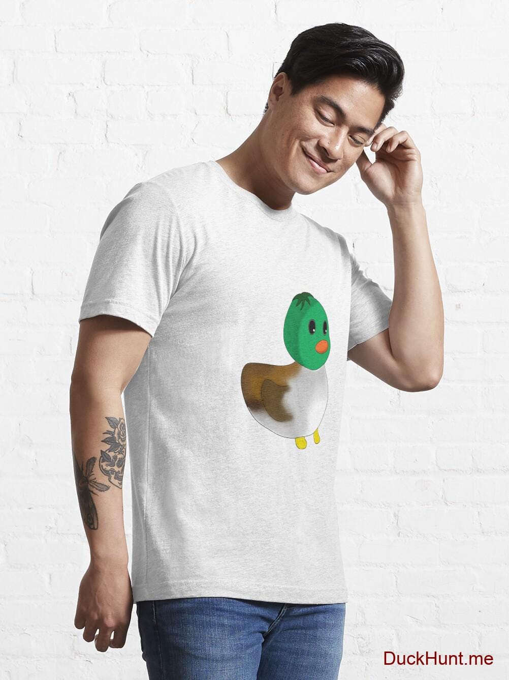 Normal Duck White Essential T-Shirt (Front printed) alternative image 6