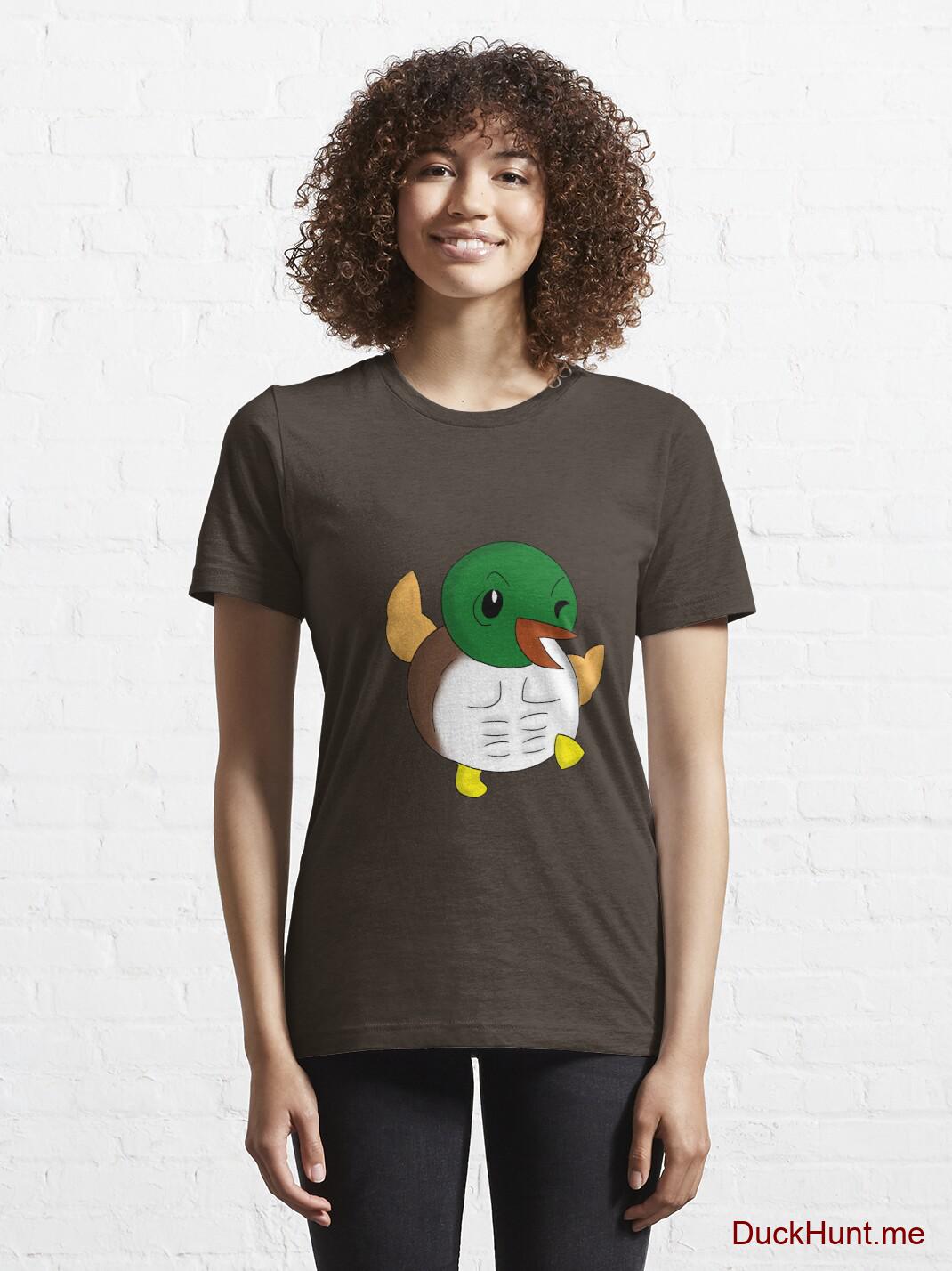 Super duck Brown Essential T-Shirt (Front printed) alternative image 5