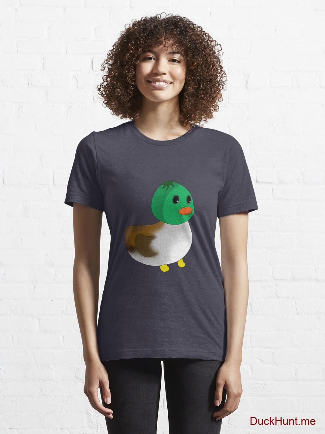 Normal Duck Dark Blue Essential T-Shirt (Front printed) alternative image 5