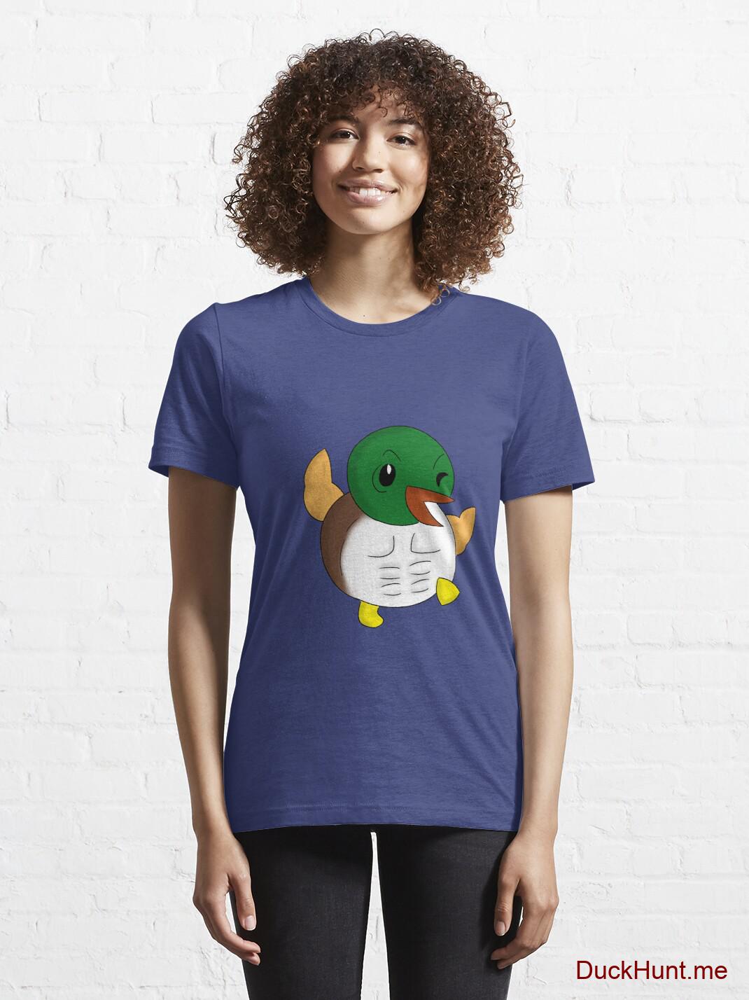 Super duck Blue Essential T-Shirt (Front printed) alternative image 5