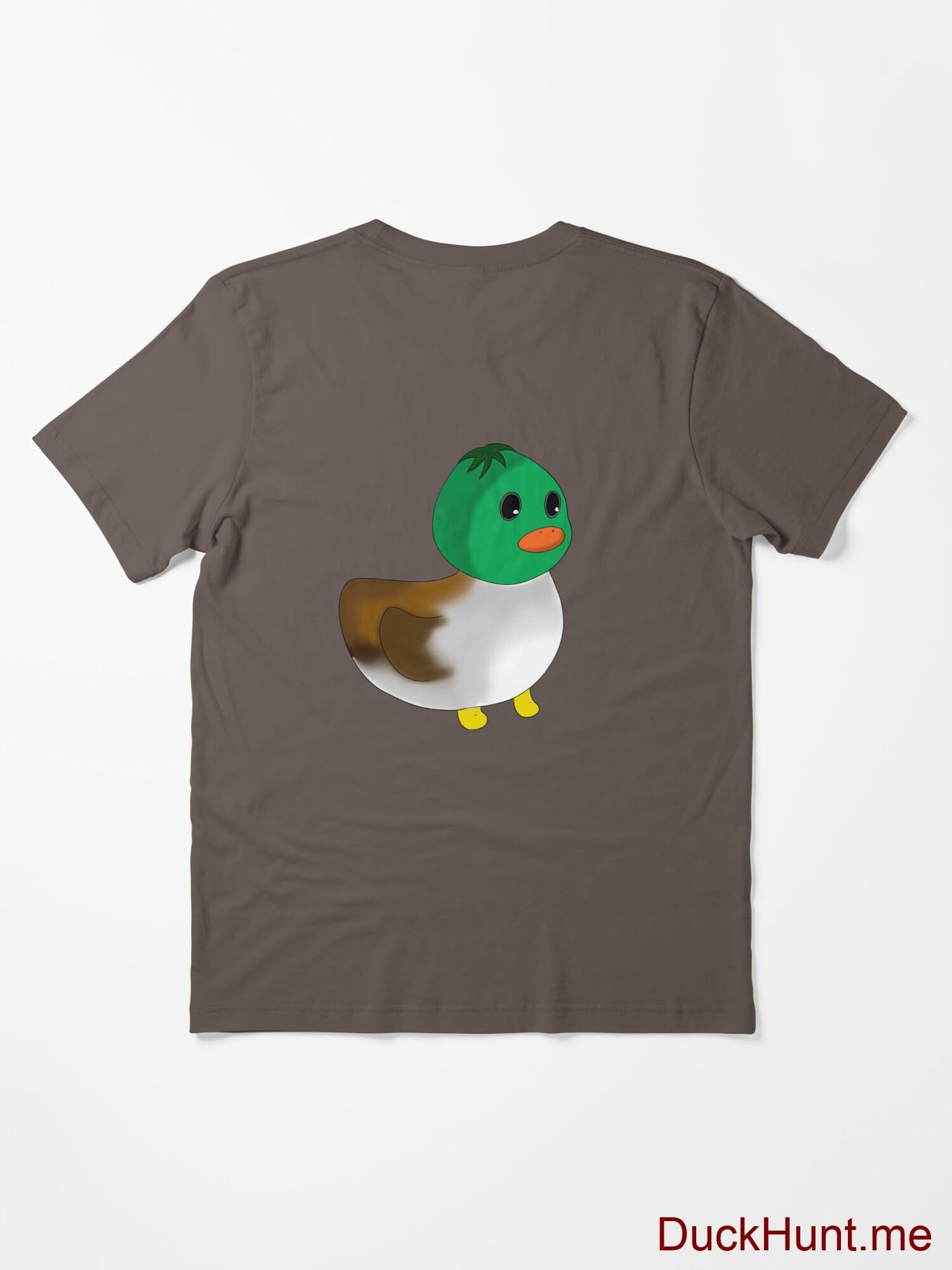 Normal Duck Dark Grey Essential T-Shirt (Back printed) alternative image 1
