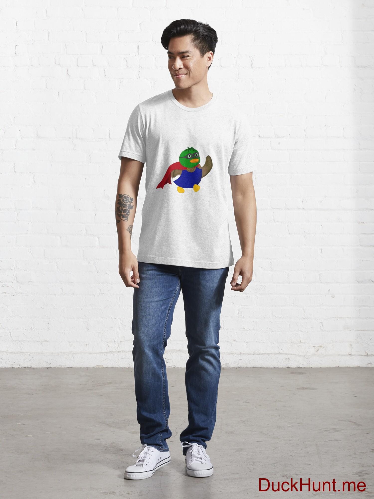 Alive Boss Duck White Essential T-Shirt (Front printed) alternative image 4