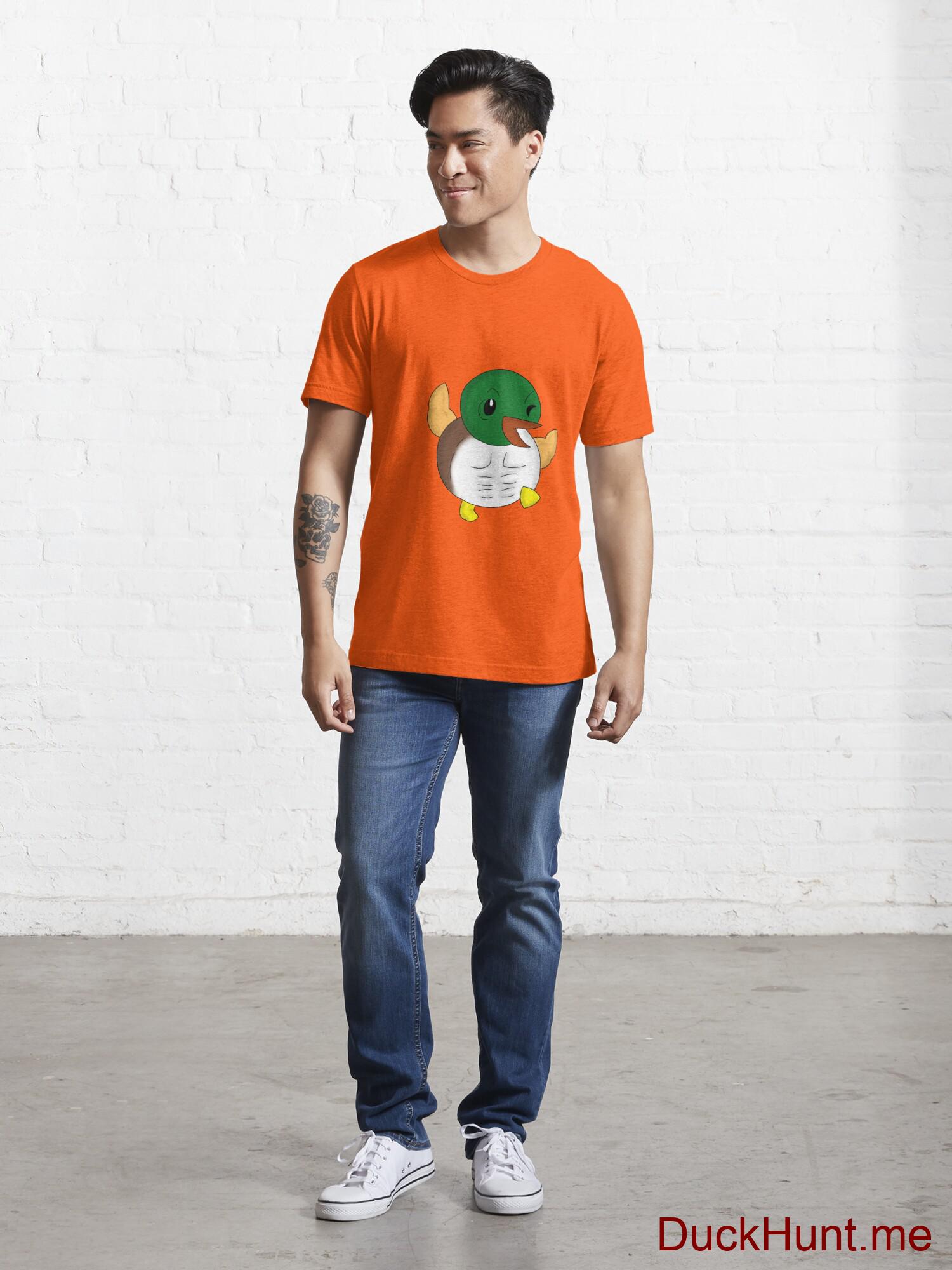 Super duck Orange Essential T-Shirt (Front printed) alternative image 4