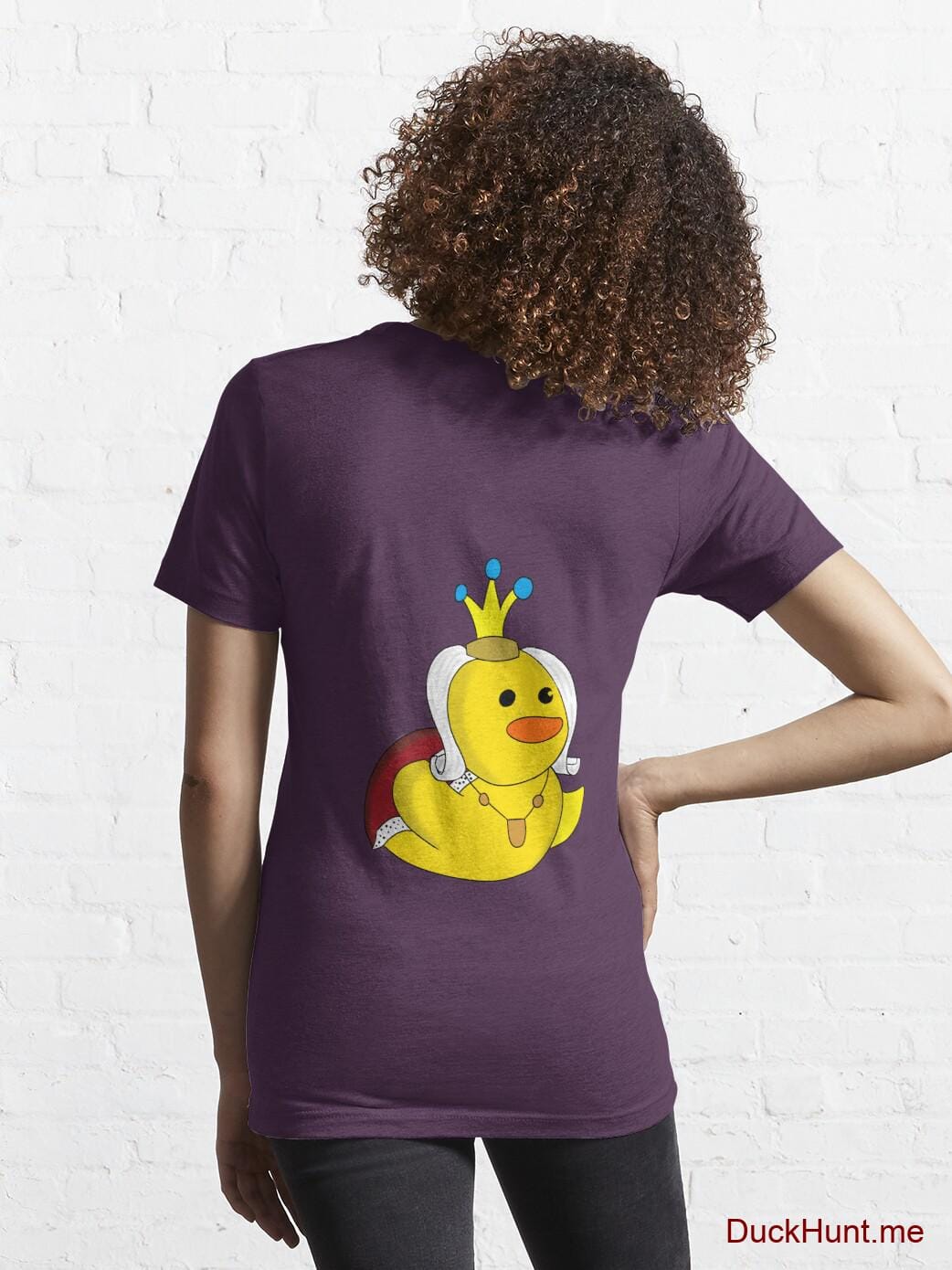 Royal Duck Eggplant Essential T-Shirt (Back printed) alternative image 4
