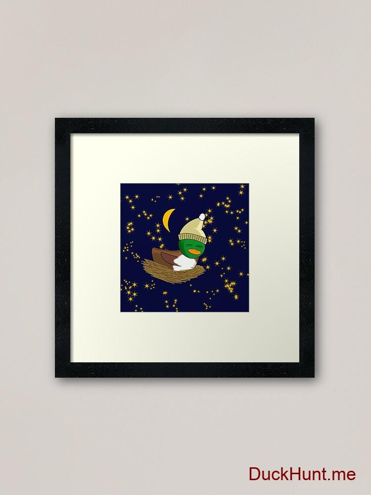 Night Duck Framed Art Print alternative image 1