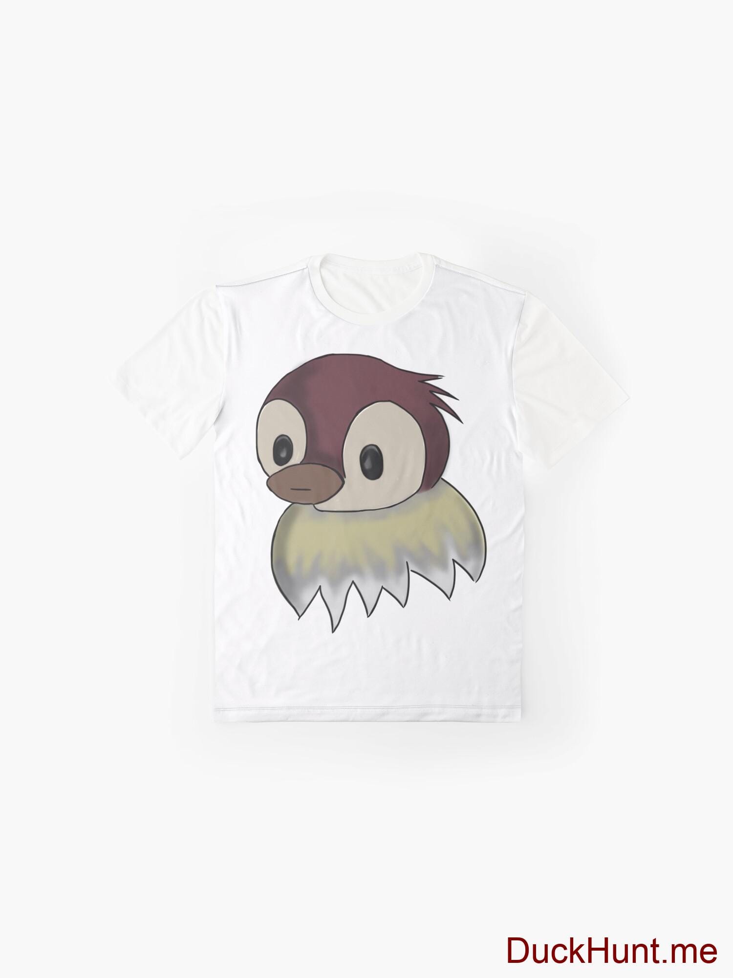 Ghost Duck (fogless) White Graphic T-Shirt alternative image 3
