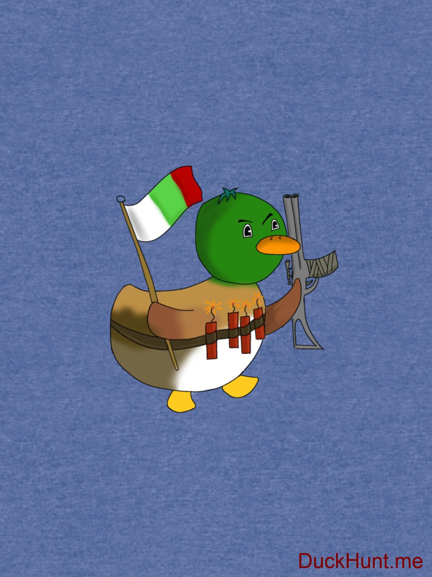 Kamikaze Duck Royal Lightweight Hoodie (Back printed) alternative image 2