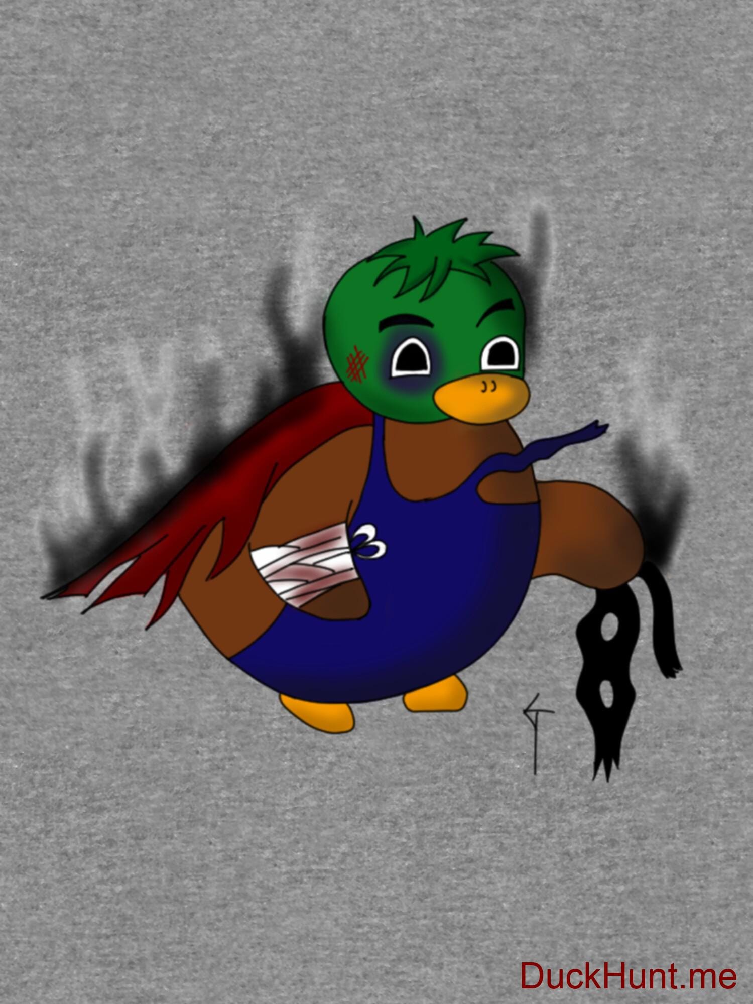Dead Boss Duck (smoky) Grey Lightweight Hoodie (Back printed) alternative image 2