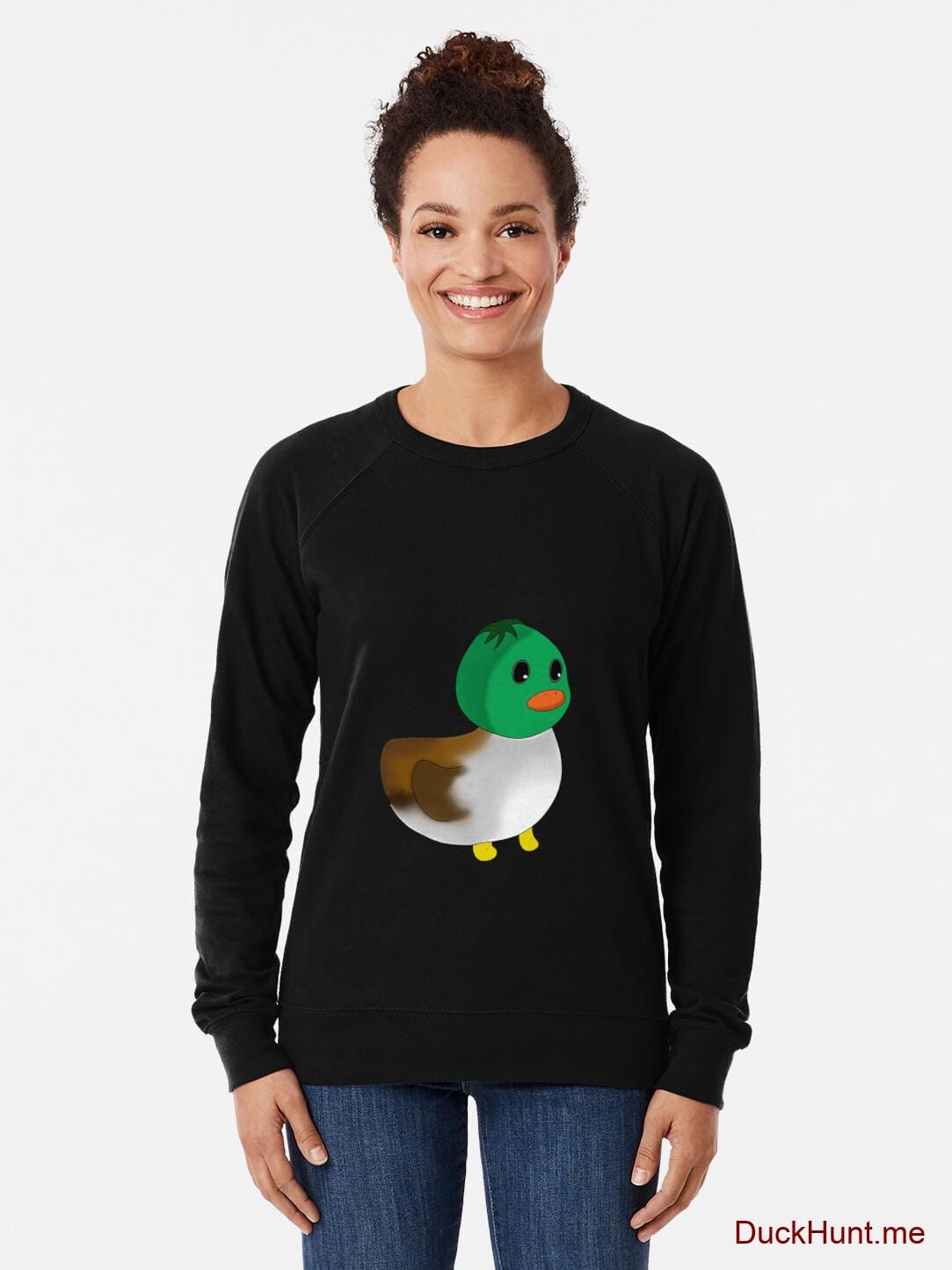 Normal Duck Black Lightweight Sweatshirt alternative image 1