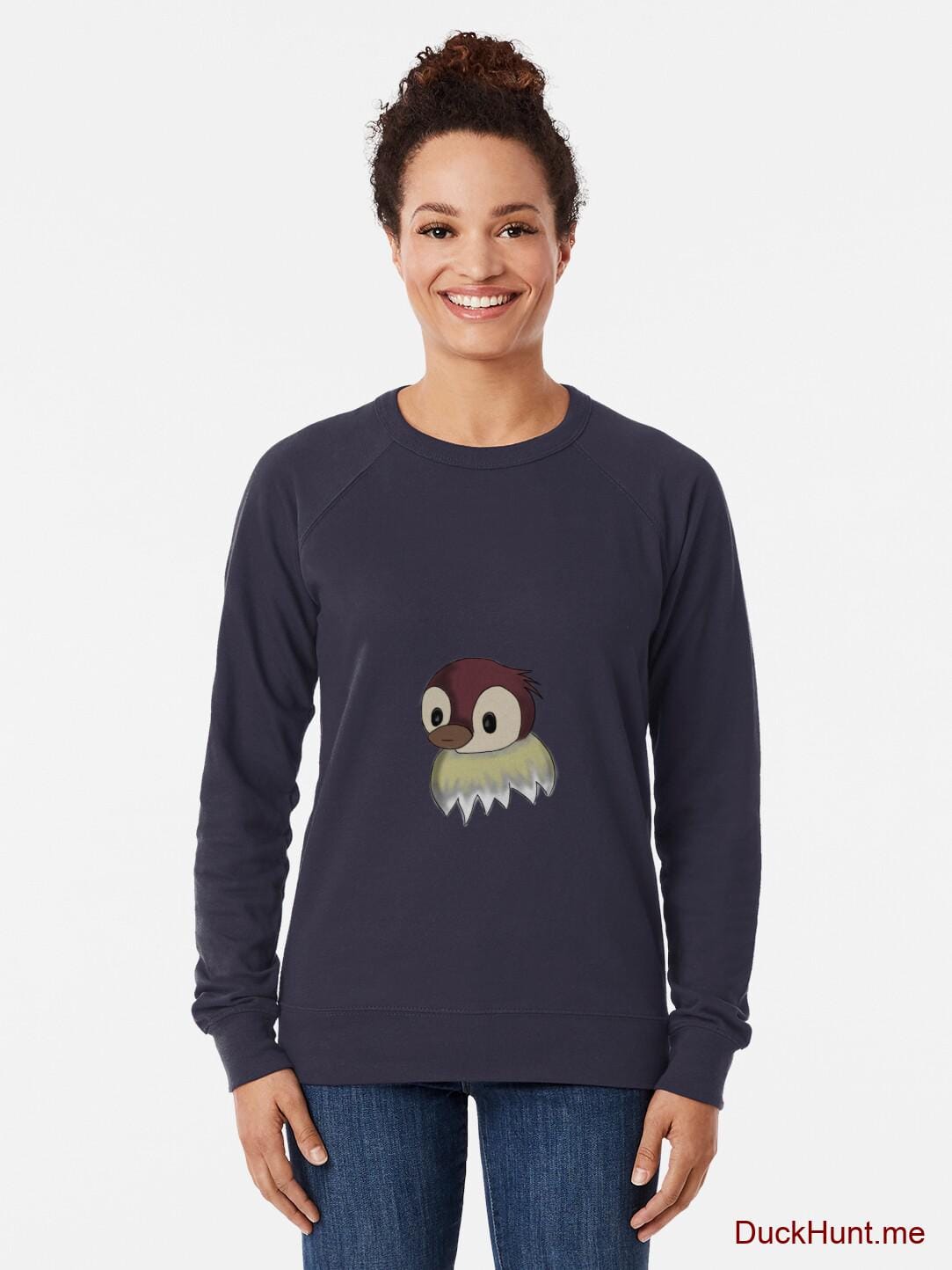 Ghost Duck (fogless) Navy Lightweight Sweatshirt alternative image 1