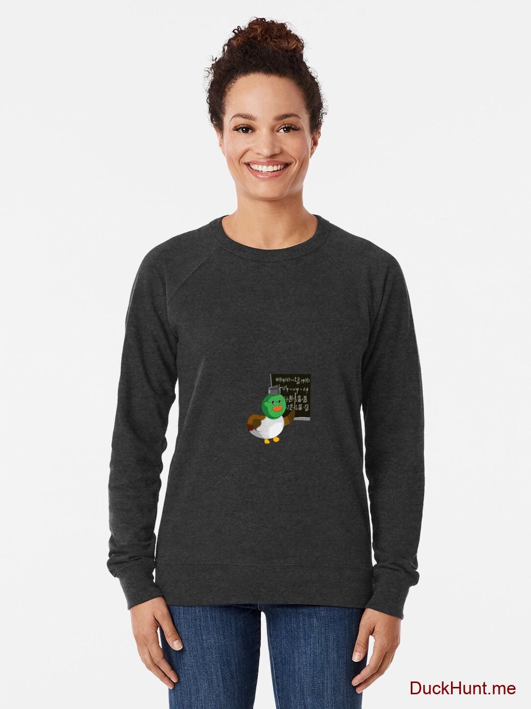 Prof Duck Charcoal Lightweight Sweatshirt alternative image 1