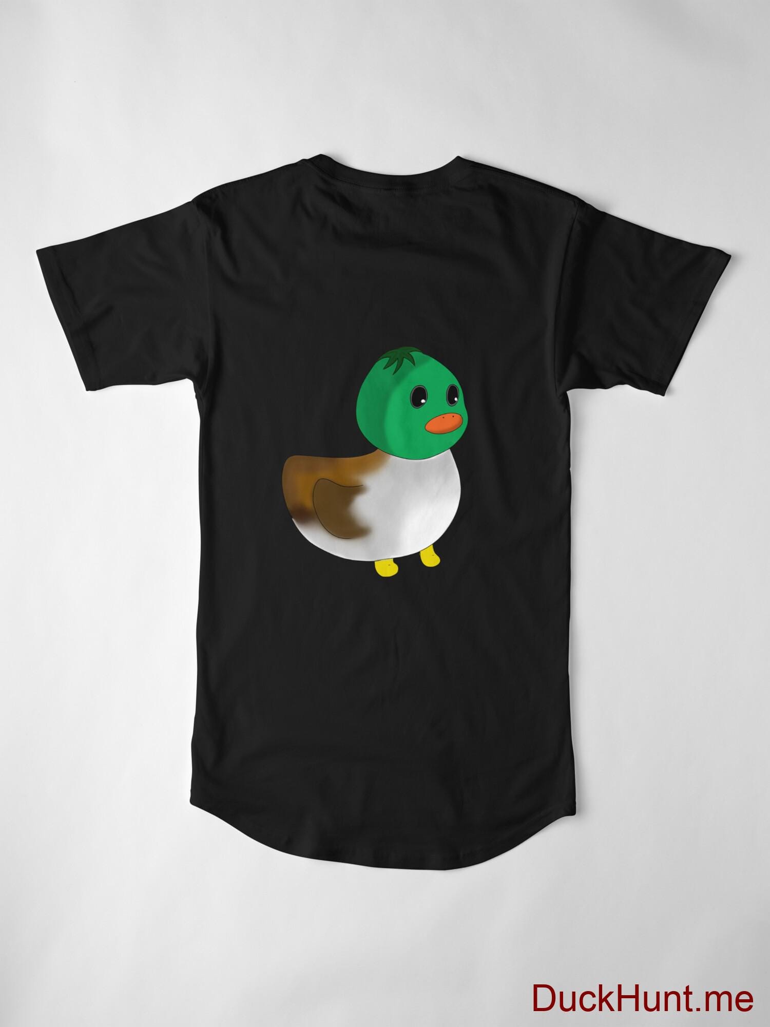 Normal Duck Black Long T-Shirt (Back printed) alternative image 2
