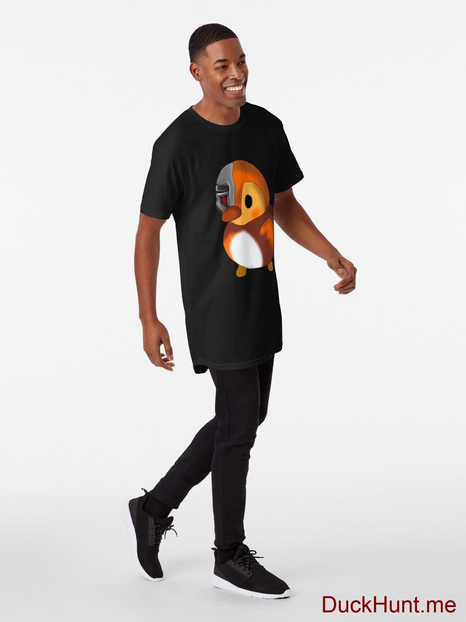 Mechanical Duck Black Long T-Shirt (Front printed) alternative image 2