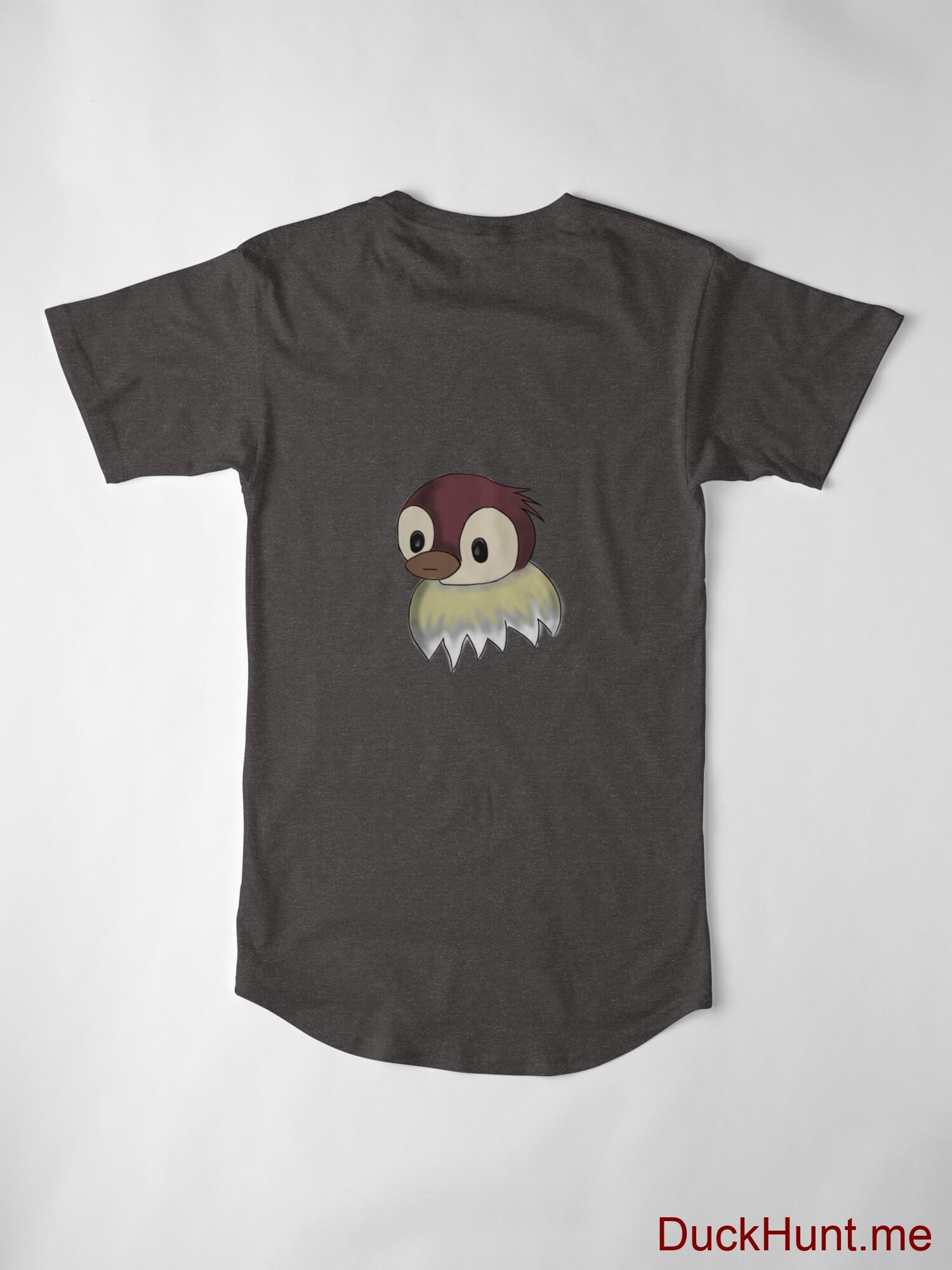 Ghost Duck (fogless) Charcoal Heather Long T-Shirt (Back printed) alternative image 2
