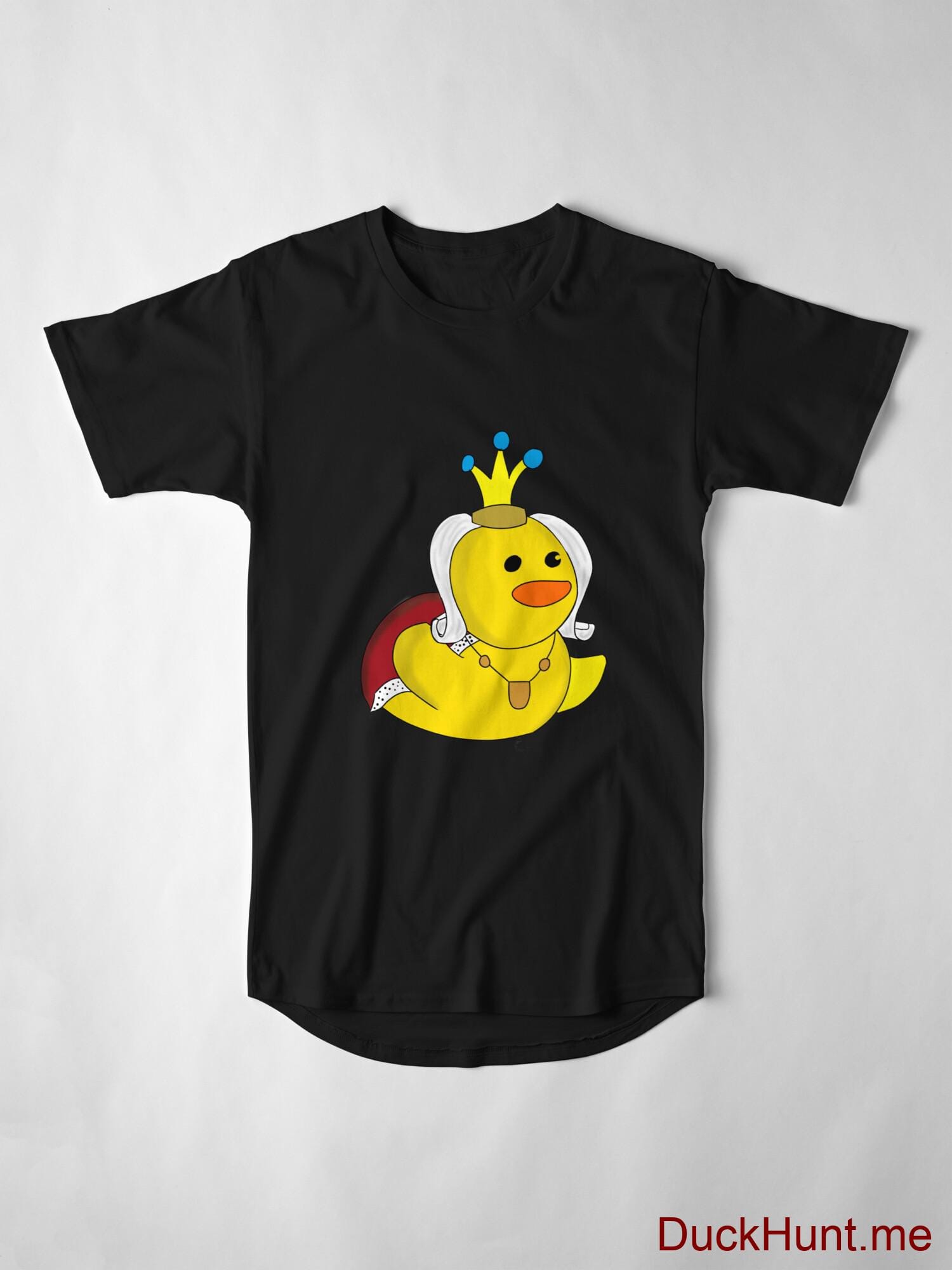 Royal Duck Black Long T-Shirt (Front printed) alternative image 3