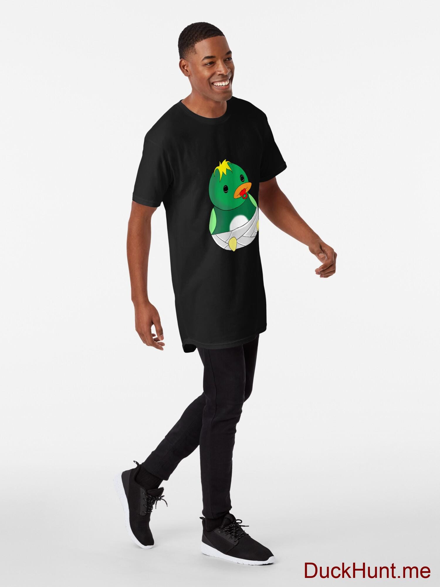 Baby duck Black Long T-Shirt (Front printed) alternative image 2