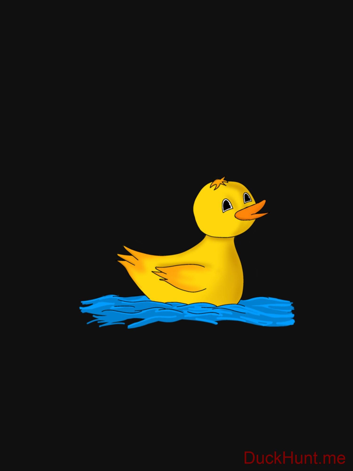 Plastic Duck Black Long T-Shirt (Back printed) alternative image 1