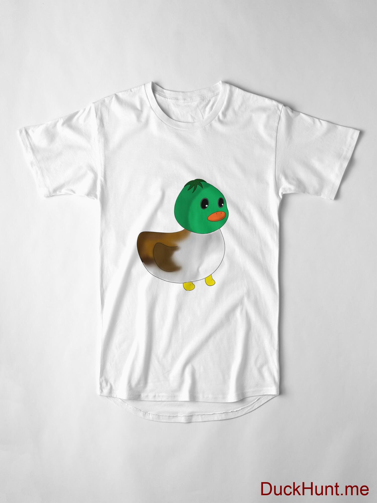 Normal Duck White Long T-Shirt (Front printed) alternative image 3
