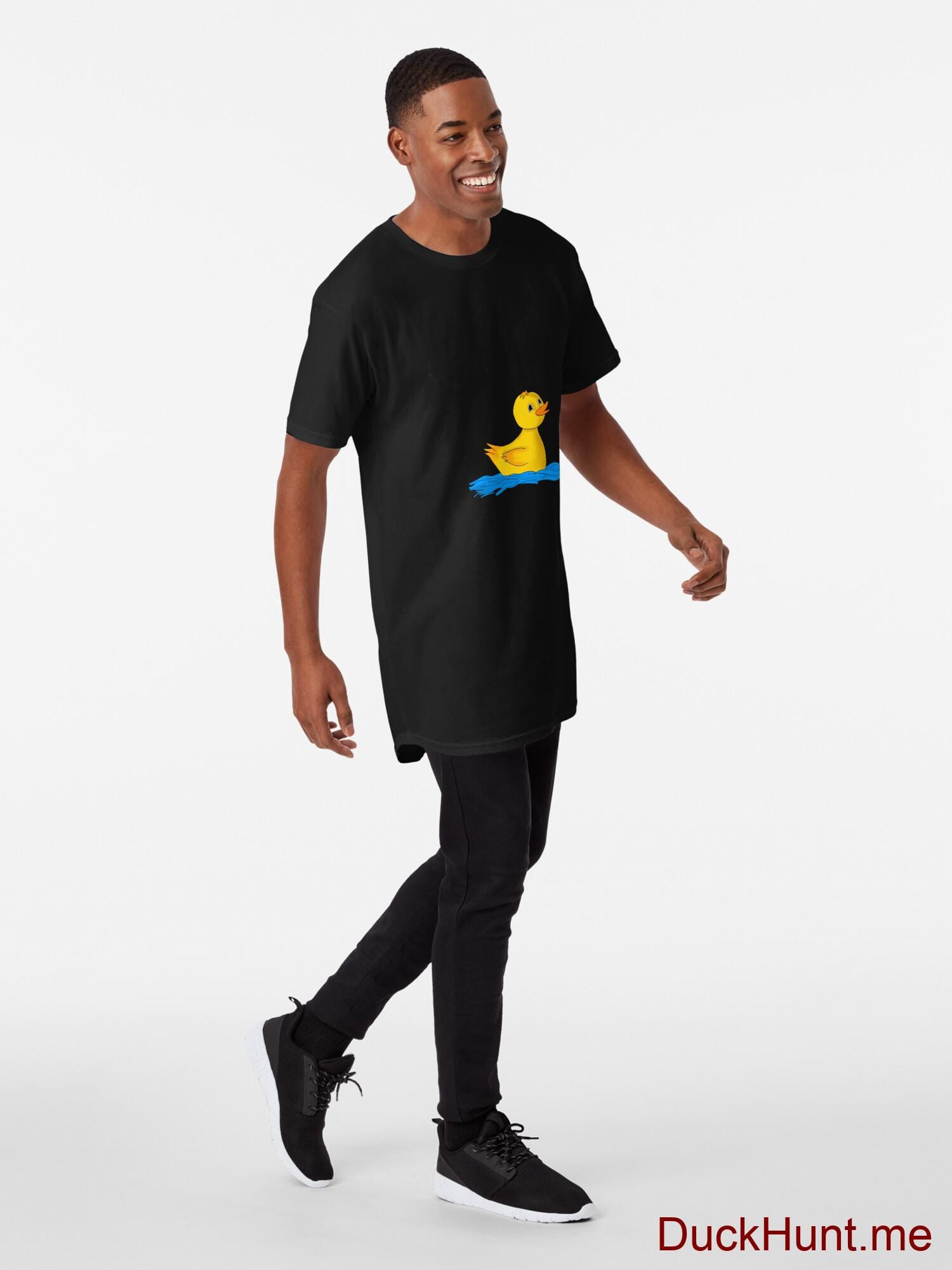 Plastic Duck Black Long T-Shirt (Front printed) alternative image 2