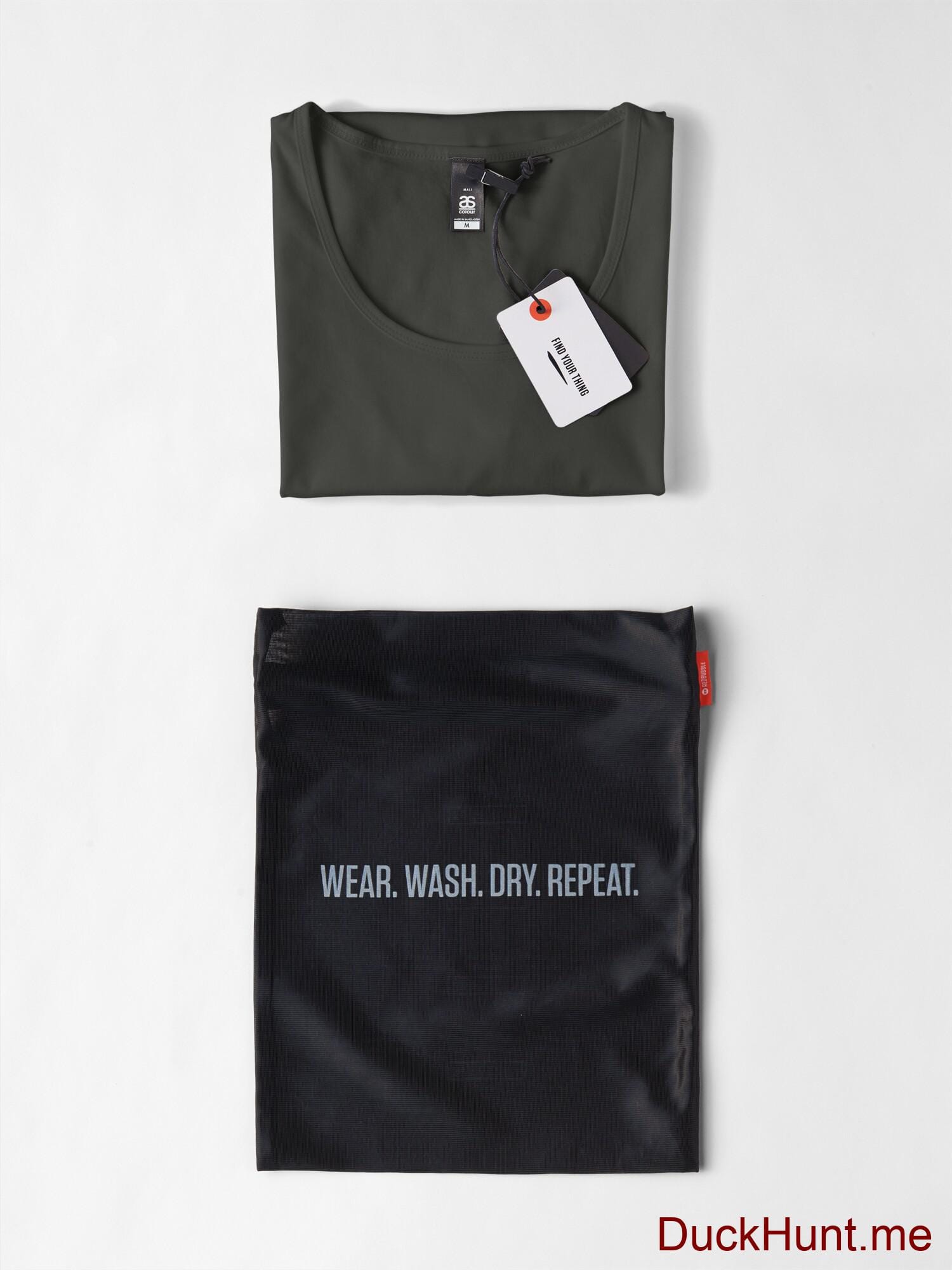 Ghost Duck (foggy) Coal Premium Scoop T-Shirt (Front printed) alternative image 5