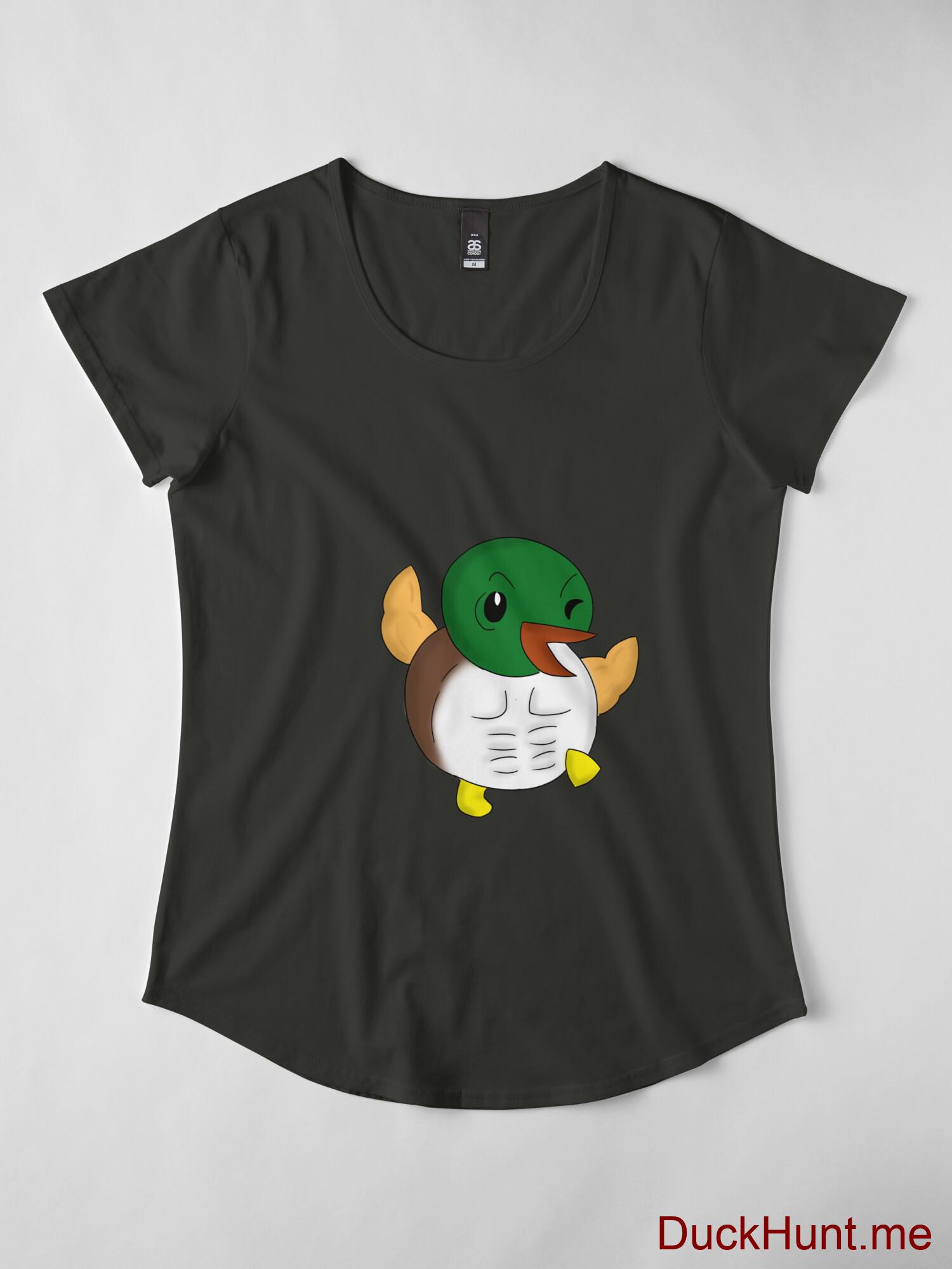 Super duck Coal Premium Scoop T-Shirt (Front printed) alternative image 3