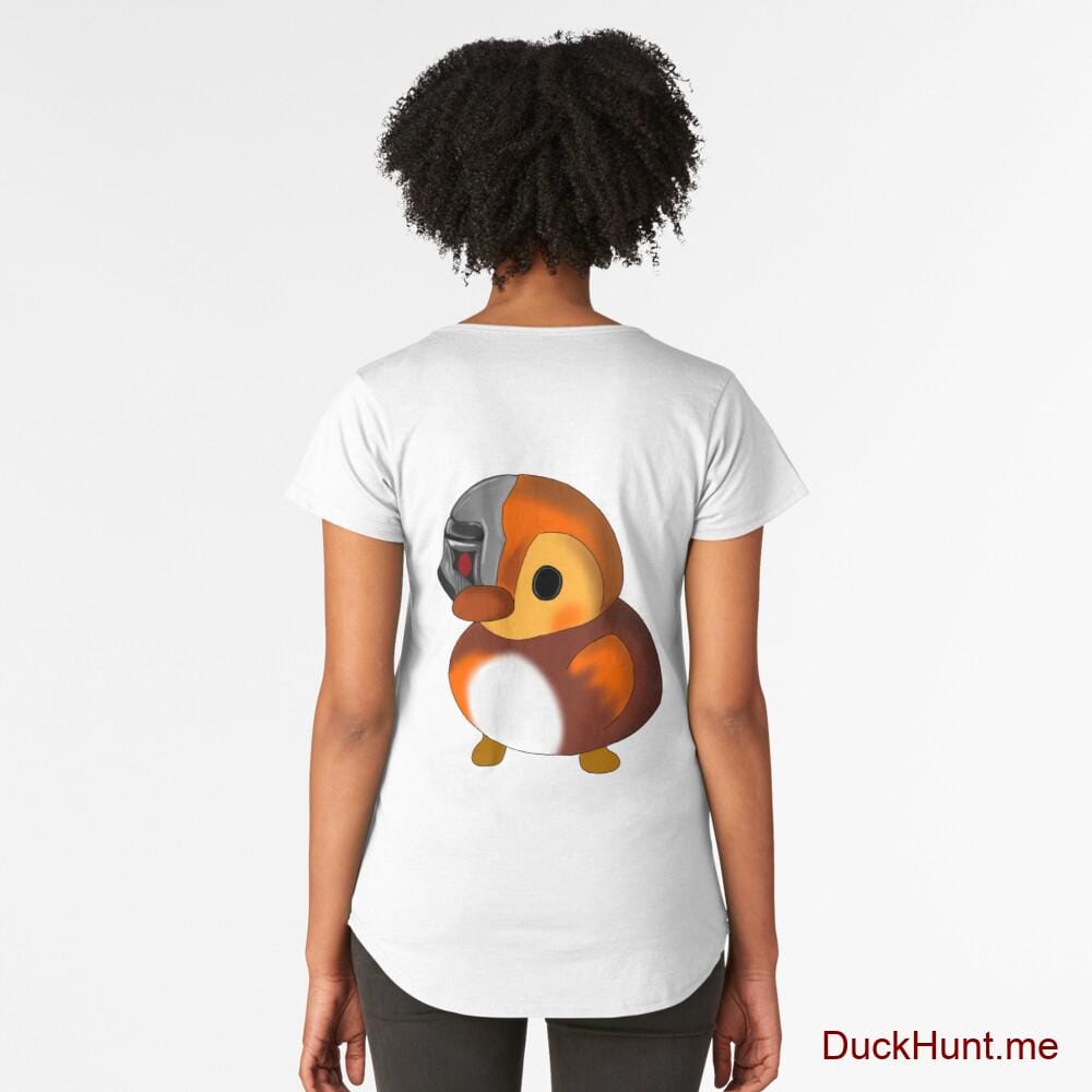 Mechanical Duck Coal Premium Scoop T-Shirt (Front printed)