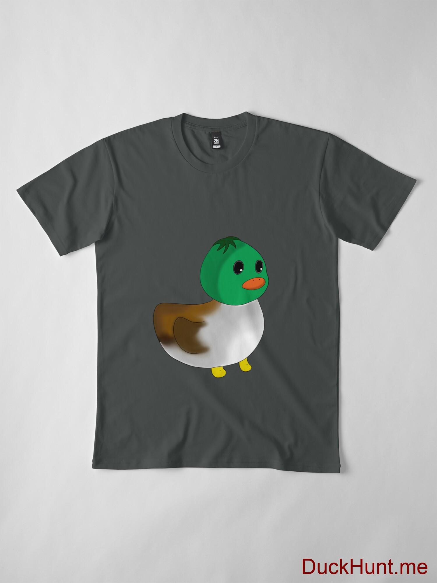Normal Duck Dark Grey Premium T-Shirt (Front printed) alternative image 3