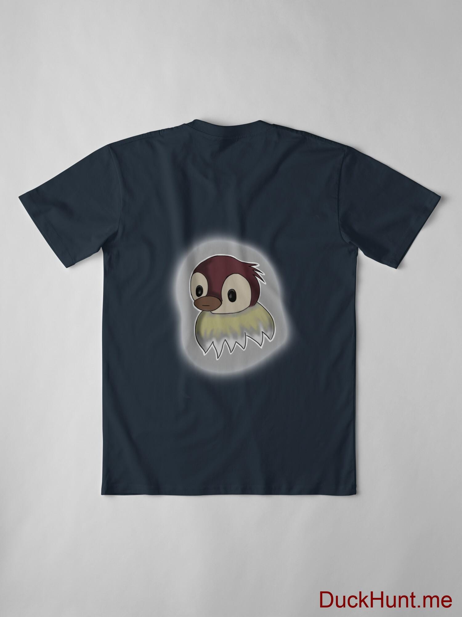 Ghost Duck (foggy) Navy Premium T-Shirt (Back printed) alternative image 2