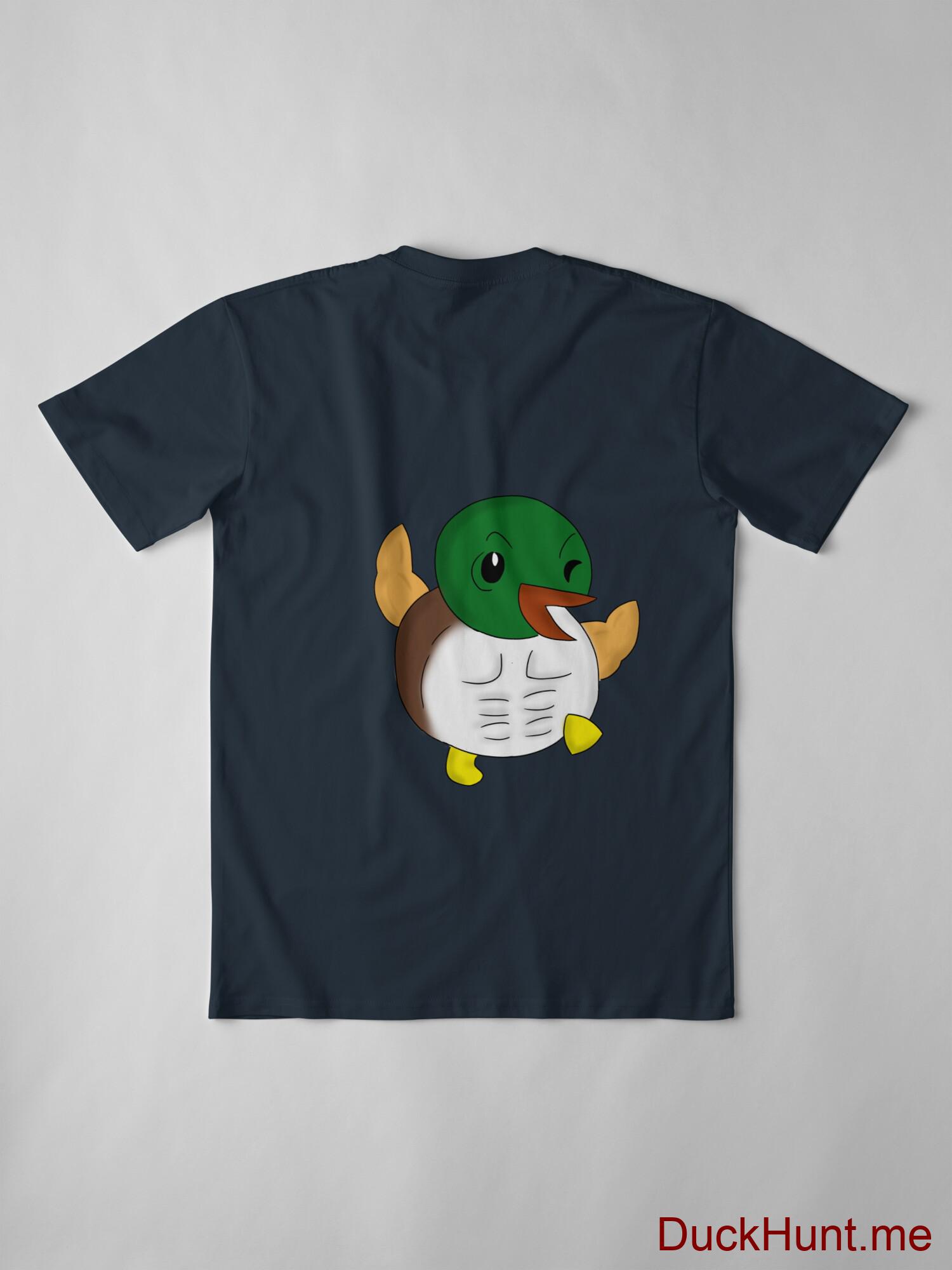 Super duck Navy Premium T-Shirt (Back printed) alternative image 2