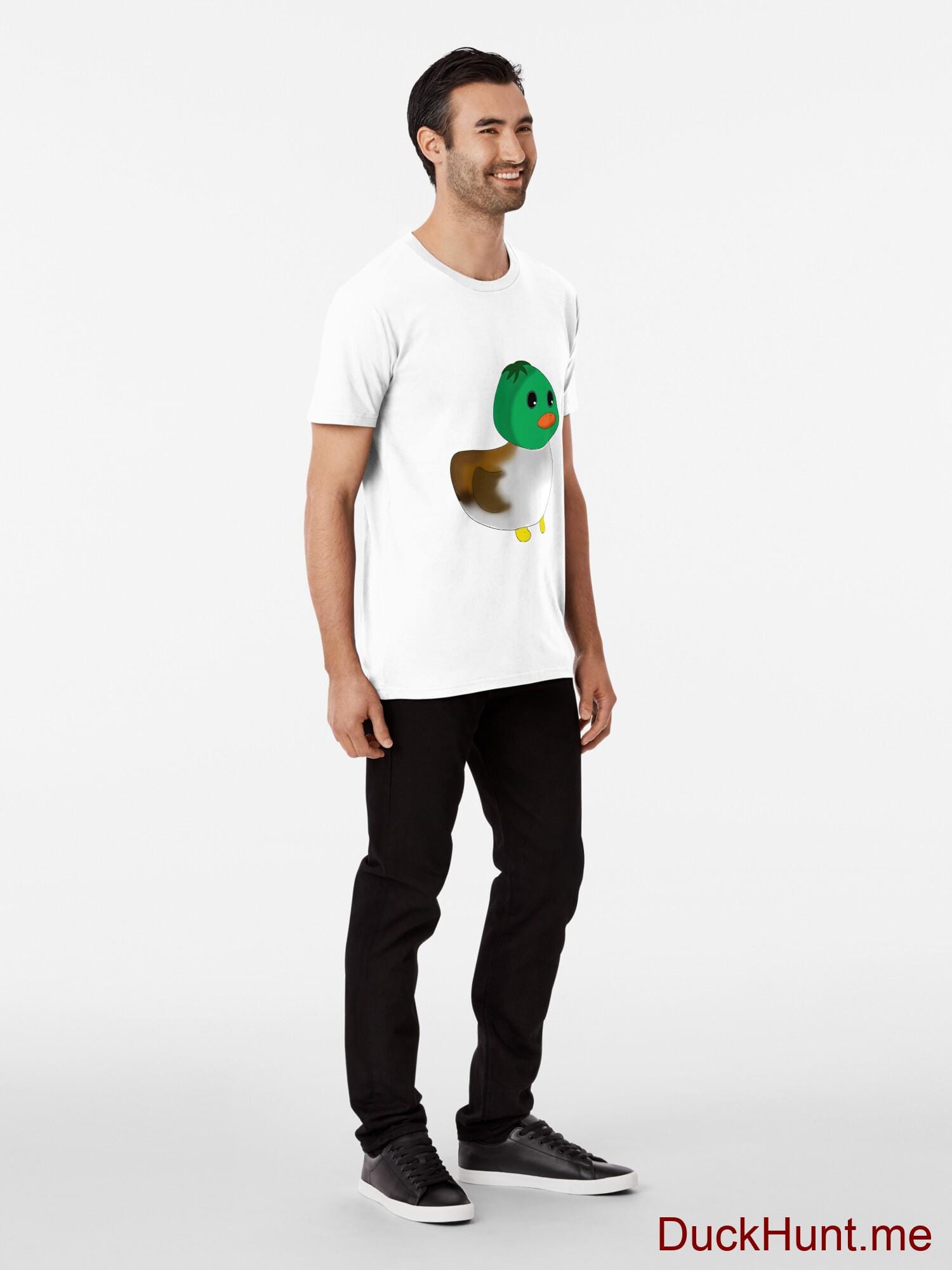 Normal Duck White Premium T-Shirt (Front printed) alternative image 2