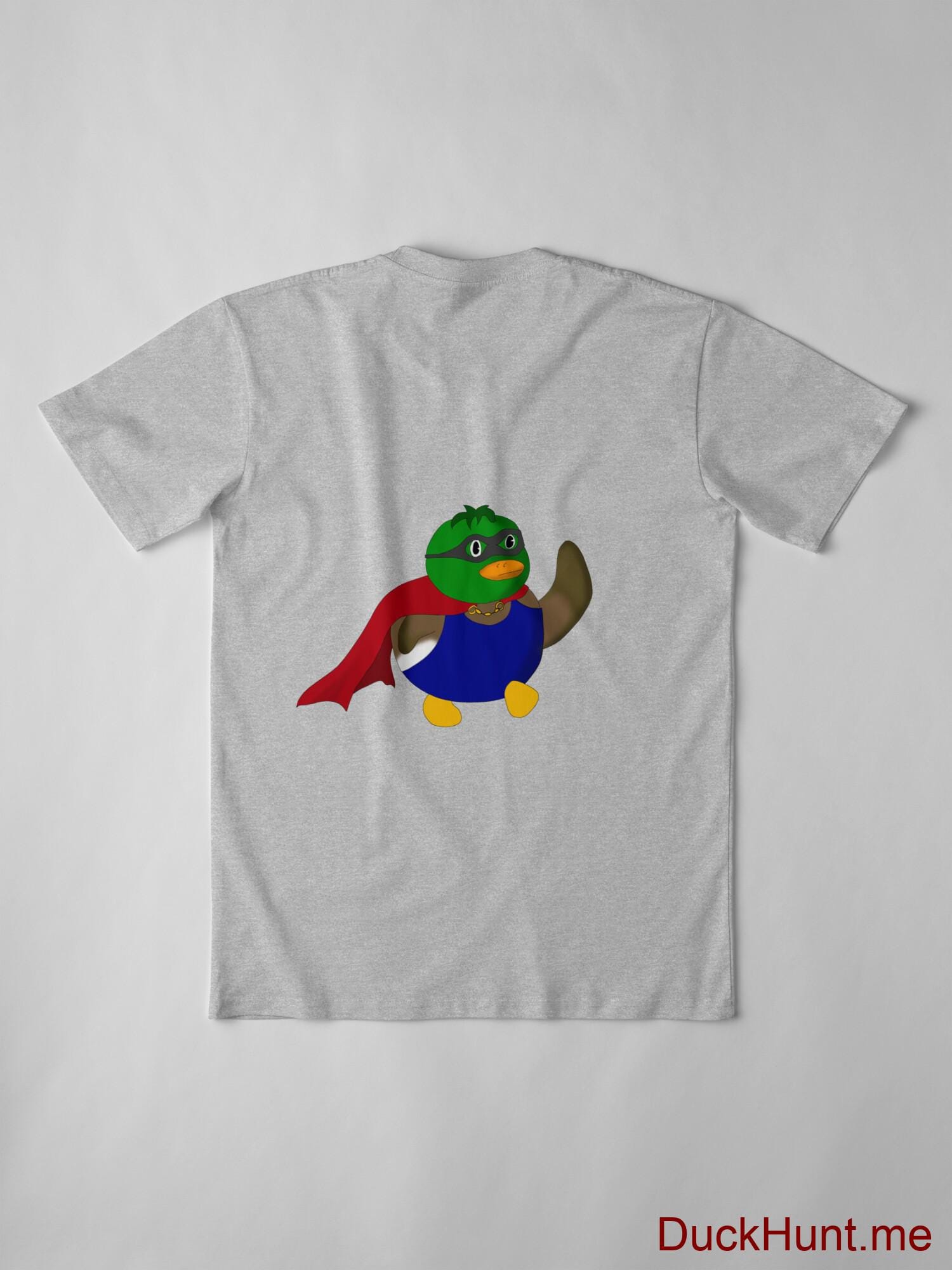 Alive Boss Duck Heather Grey Premium T-Shirt (Back printed) alternative image 2