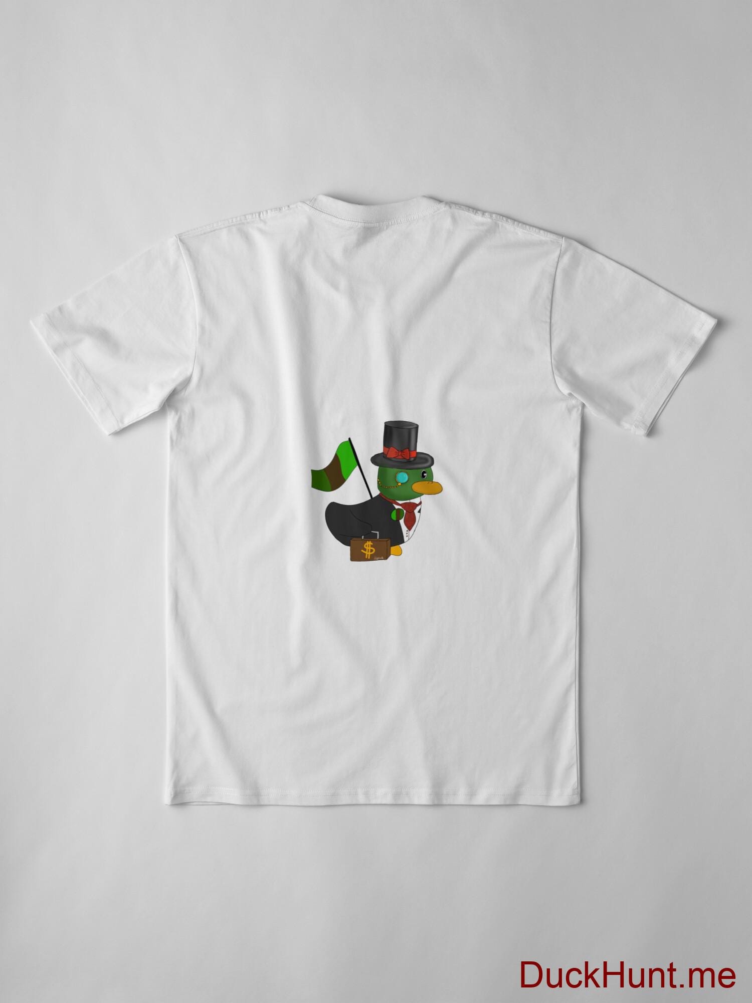Golden Duck White Premium T-Shirt (Back printed) alternative image 2