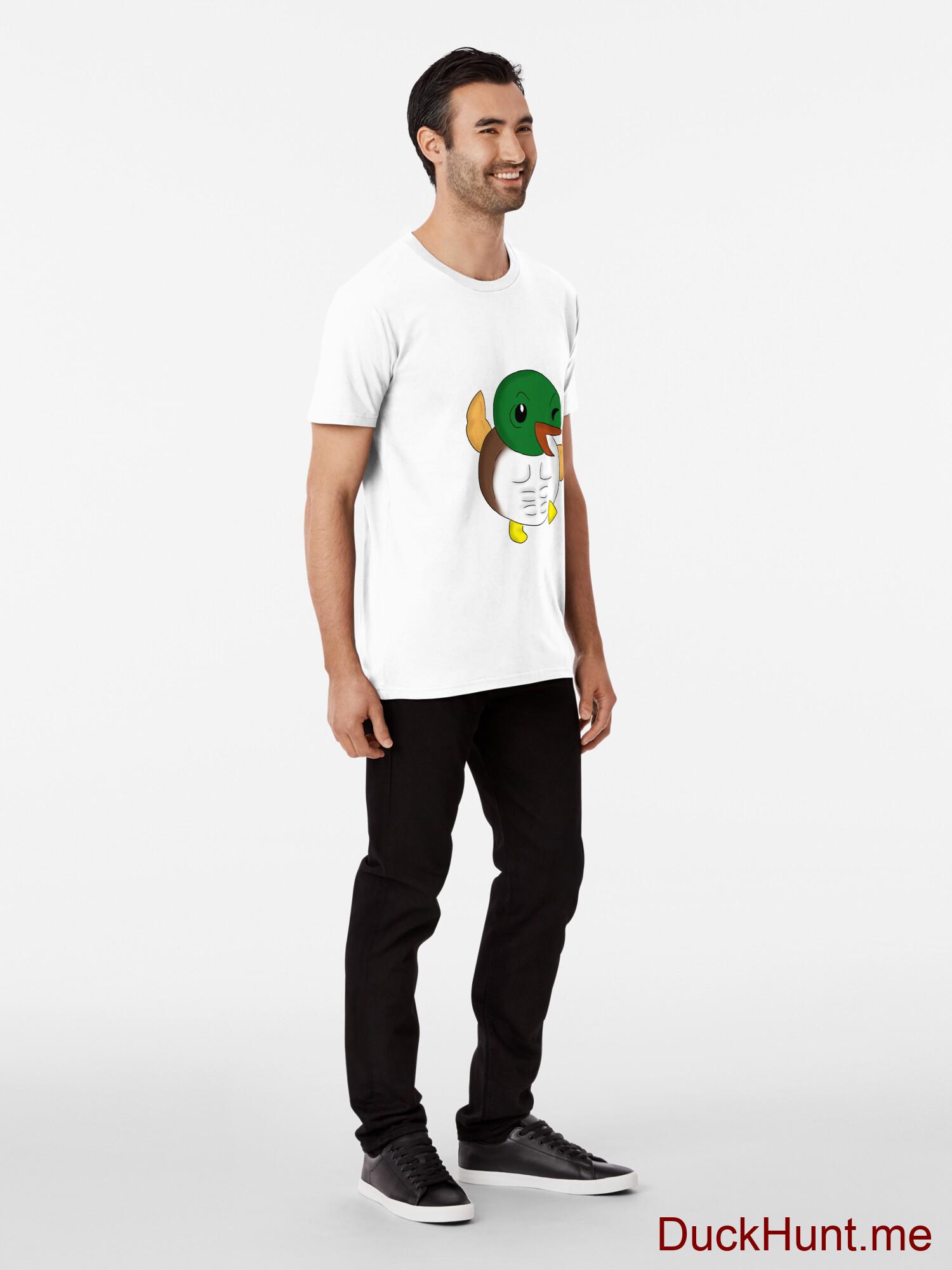 Super duck White Premium T-Shirt (Front printed) alternative image 2