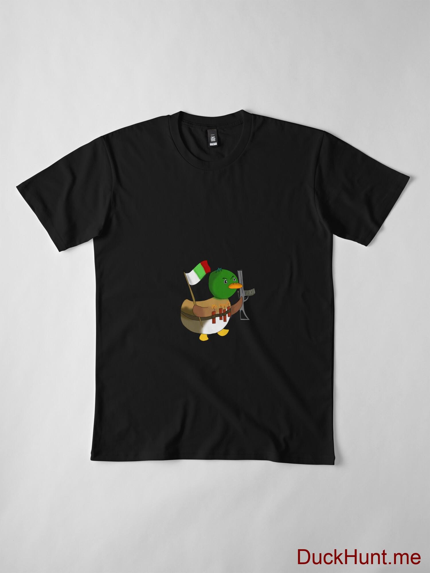 Kamikaze Duck Black Premium T-Shirt (Front printed) alternative image 3