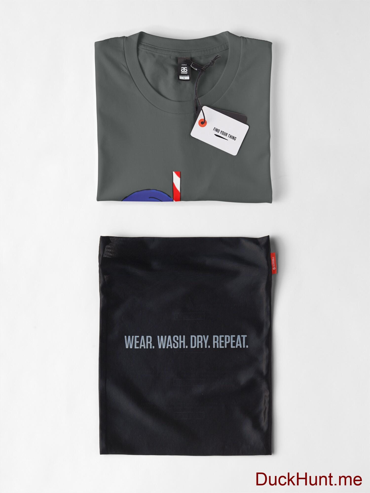 Armored Duck Dark Grey Premium T-Shirt (Front printed) alternative image 5