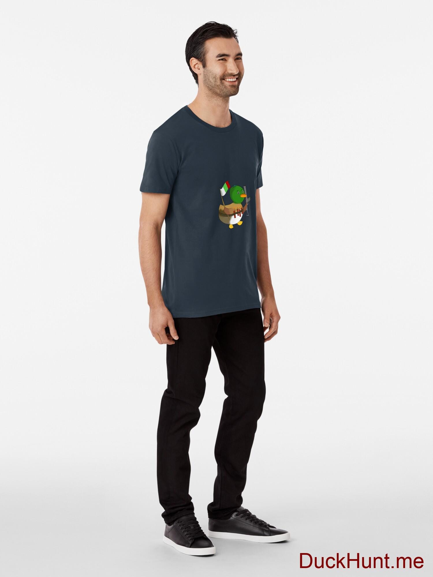 Kamikaze Duck Navy Premium T-Shirt (Front printed) alternative image 2