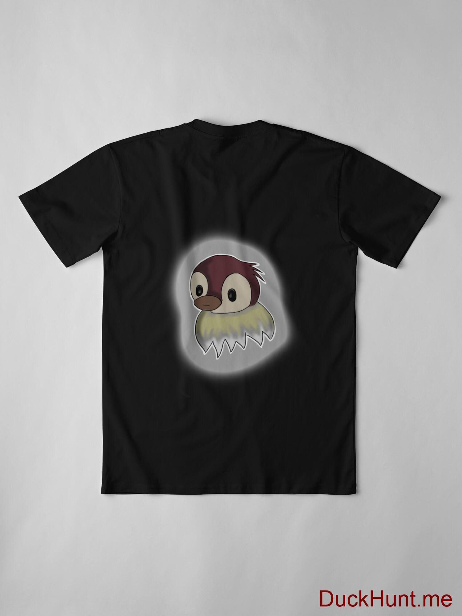 Ghost Duck (foggy) Black Premium T-Shirt (Back printed) alternative image 2