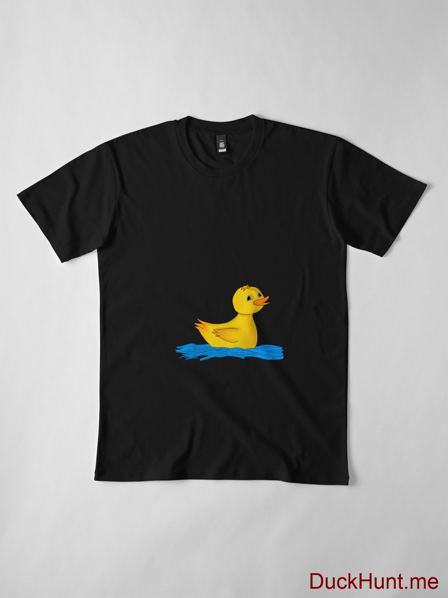 Plastic Duck Black Premium T-Shirt (Front printed) alternative image 3